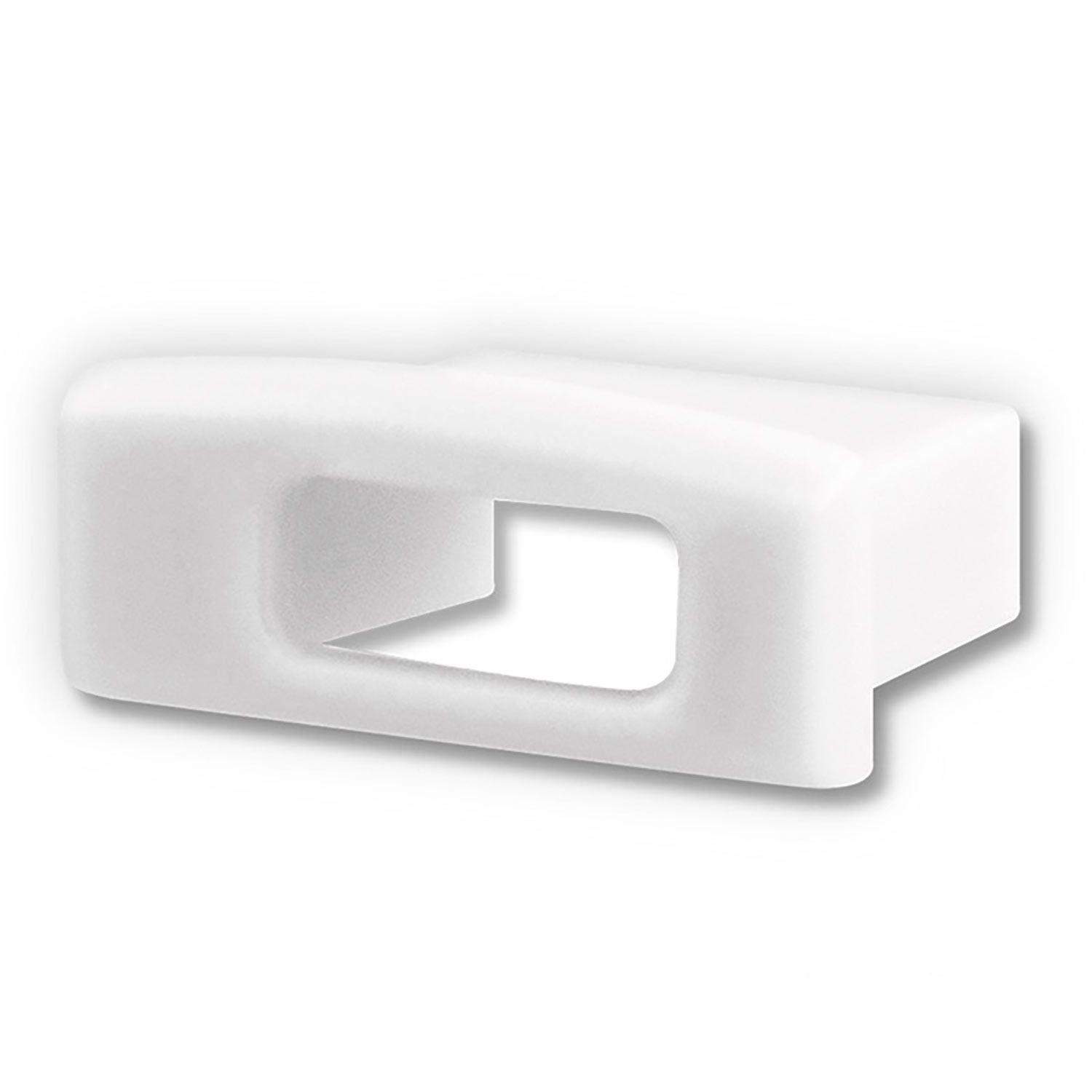 ISOLED Endkappe EC36W weiß für Profil SURF12 BORDERLESS FLAT in Verbindung mit COVER3, mit Kabeldurchf. ISOLED Endkappe EC36W weiß für Profil SURF12 BORDERLESS FLAT in Verbindung mit COVER3, mit Kabeldurchf. - 1