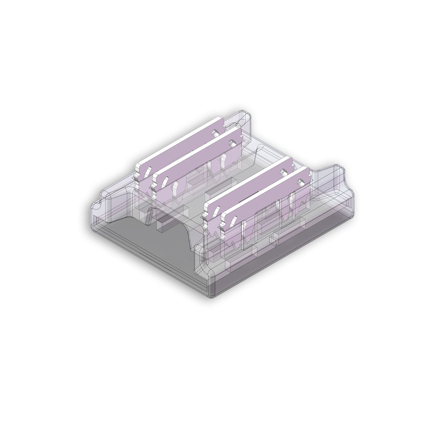 ISOLED Kontakt-Verbinder (max. 5A) K2-410-COB für 4-pol. IP20 Flexstripes mit Breite 10mm - 3
