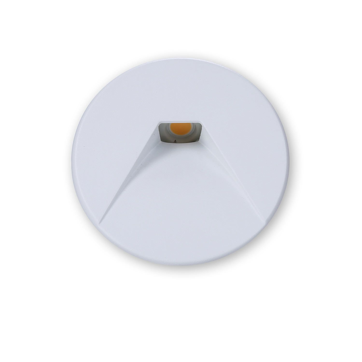 ISOLED Cover Aluminium rund 2 weiß für Sys-Wall68 ISOLED Cover Aluminium rund 2 weiß für Sys-Wall68 - 1
