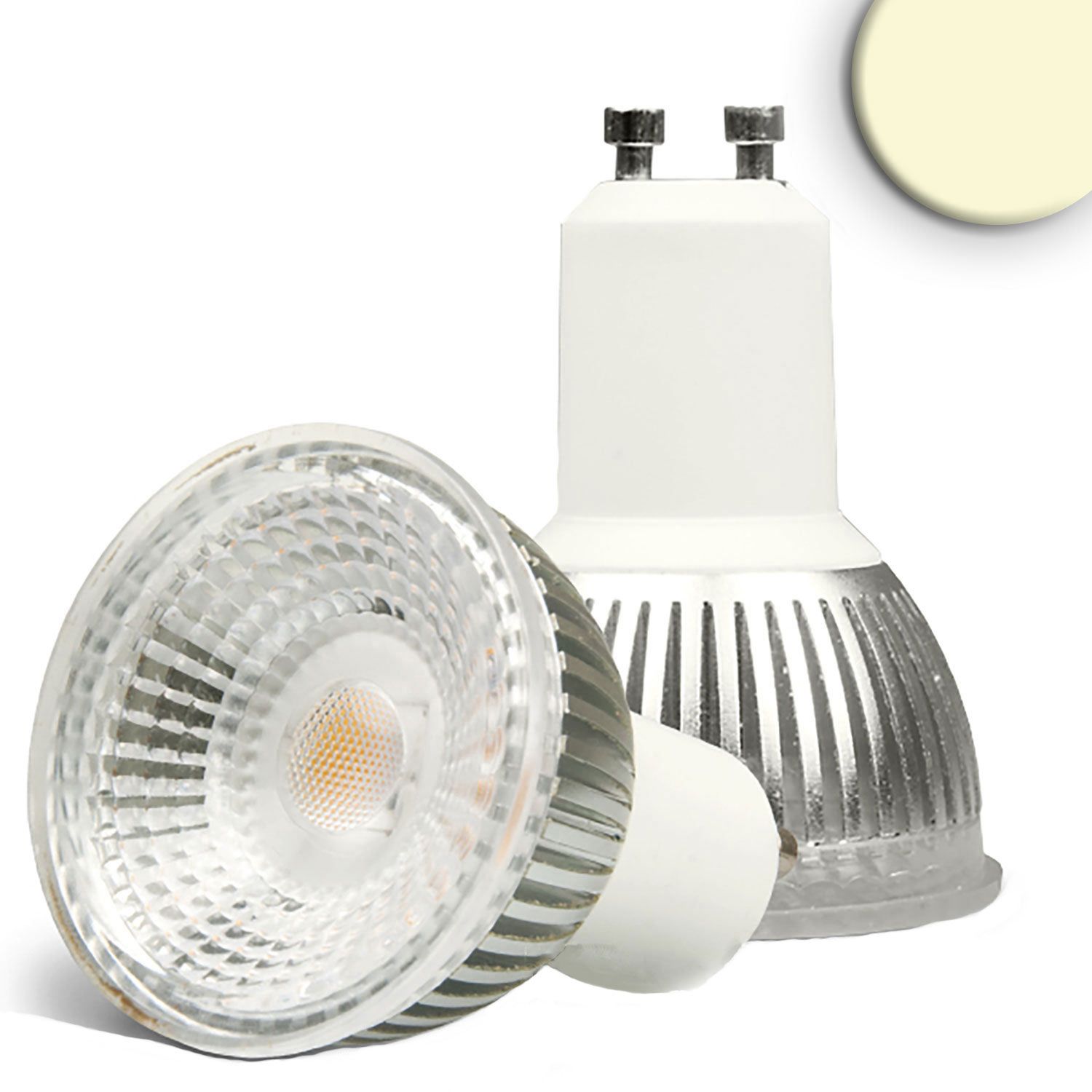 ISOLED GU10 LED Strahler 6W GLAS-COB, 70°, warmweiß, dimmbar ISOLED GU10 LED Strahler 6W GLAS-COB, 70°, warmweiß, dimmbar - 1