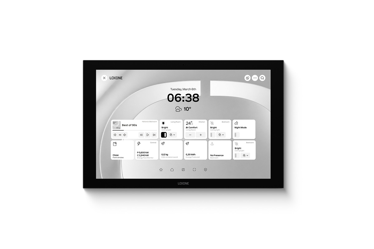 Loxone Wall Display 10 Anthrazit - 4