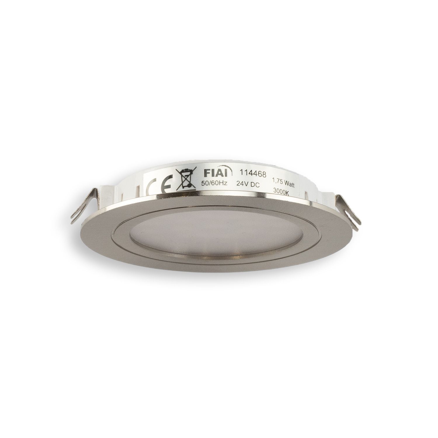 ISOLED LED Möbeleinbaustrahler MiniAMP silber, 2W, 24V DC warmweiß 3000K, dimmbar - 5