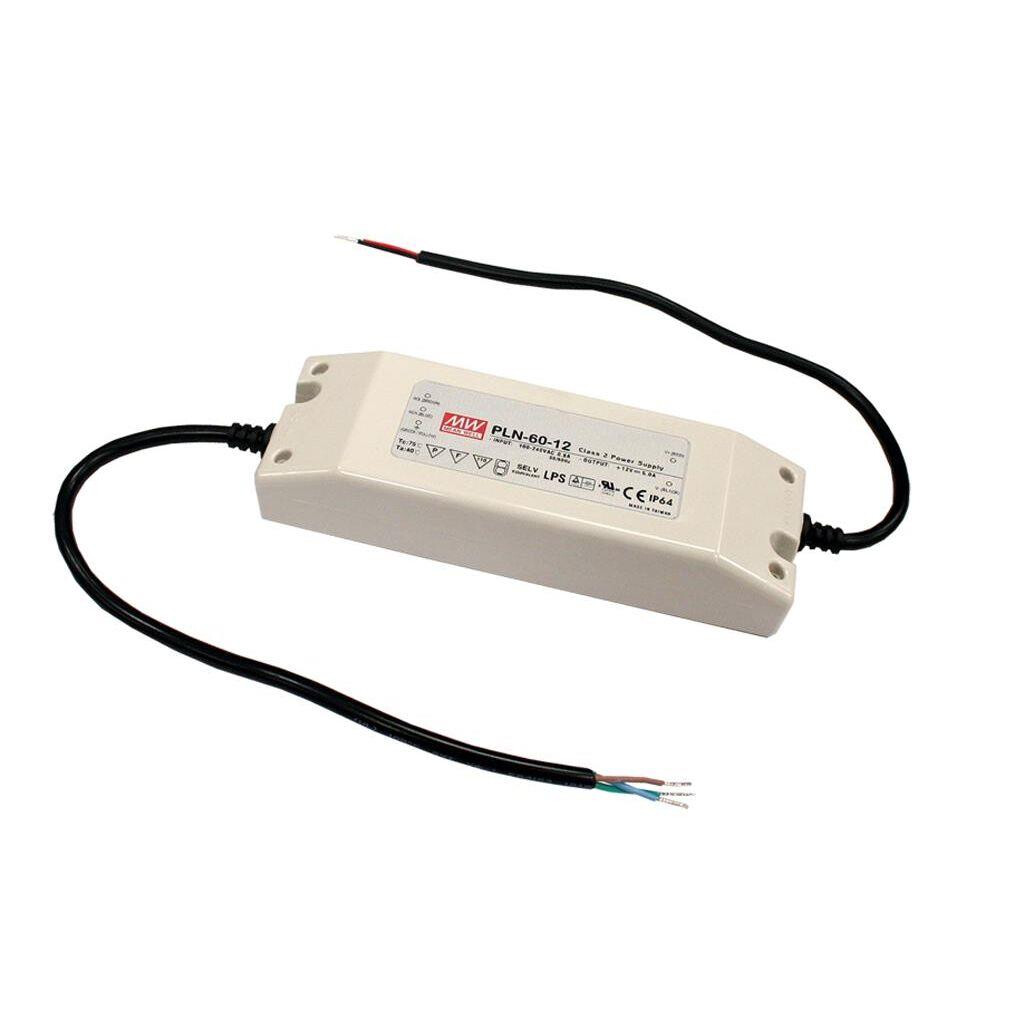 Emilum PLN-60-24 LED-Treiber, LED-Trafo Konstantspannung, Konstantstrom 60 W 0 - 2.5 A 16.8 - 24 V/DC PFC - Produktbild 1