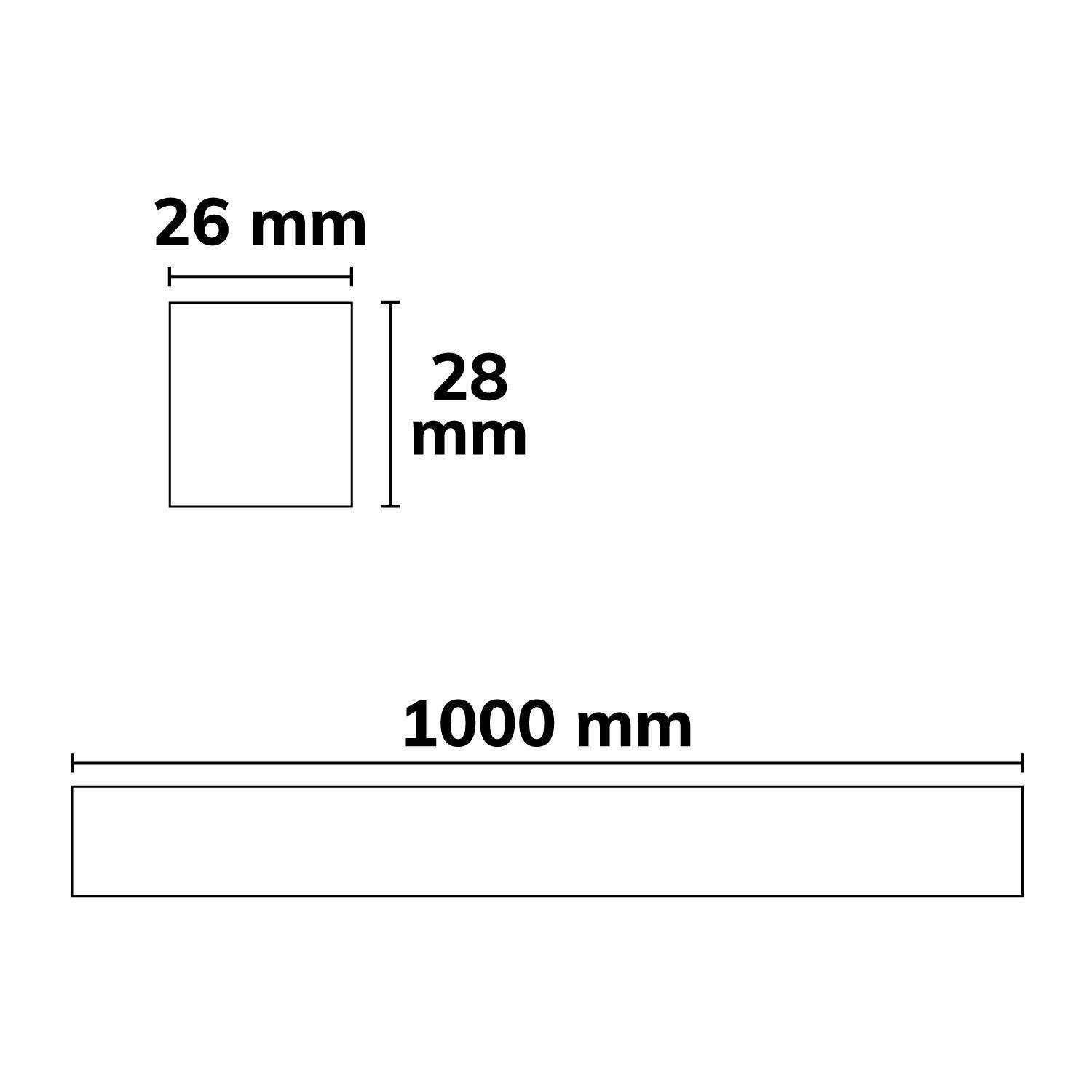 ISOLED Schaumstoffdrainage für Profil GROUND-OUT16, 100cm - 2