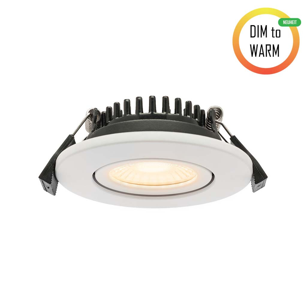 Emilum LED-Swing Spot 24V, 5W, Dim to Warm, 3000K-2200K, CRI90 - Produktbild 1