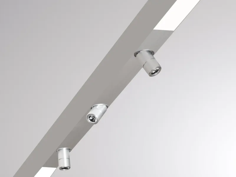 Molto Luce RIDE SPOT 3 SYSTEM INSERT (aluminium eloxiert) Molto Luce RIDE SPOT 3 SYSTEM INSERT (aluminium eloxiert) - Produktbild 1