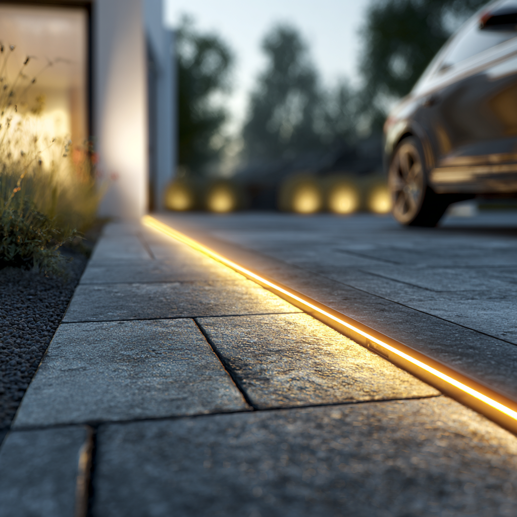 ISOLED LED Profil GROUND-OUT16, befahrbar, Aluminium eloxiert, 200cm, inkl. Abdeckung opal - 7
