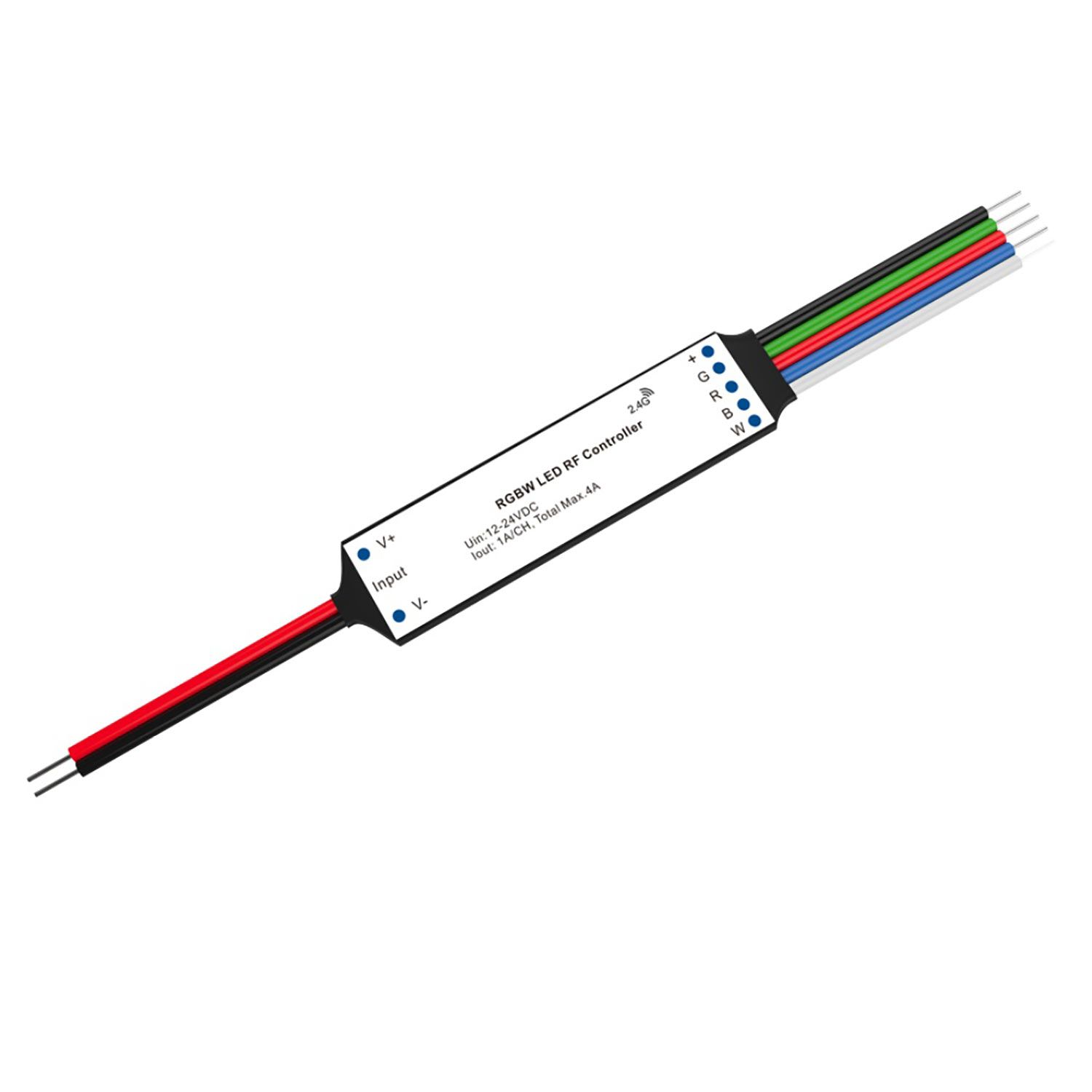 ISOLED Sys-Pro RGB+W Funk Mesh PWM-Dimmer Mini, 4 Kanal, 12-24V DC 4x1A - 1