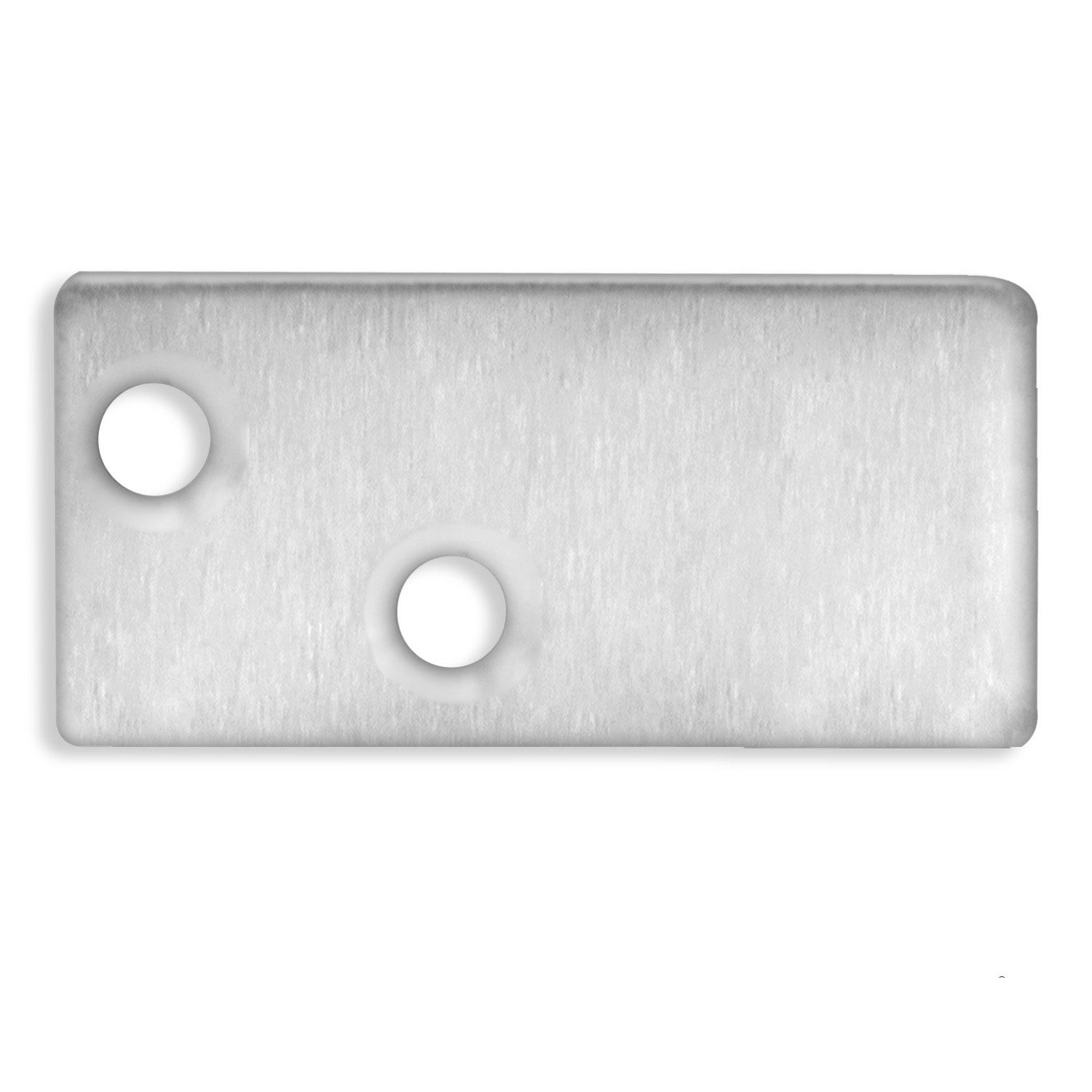 ISOLED Endkappe EC95 Aluminium eloxiert für Profil FURNIT6 S inkl. Schrauben - 1