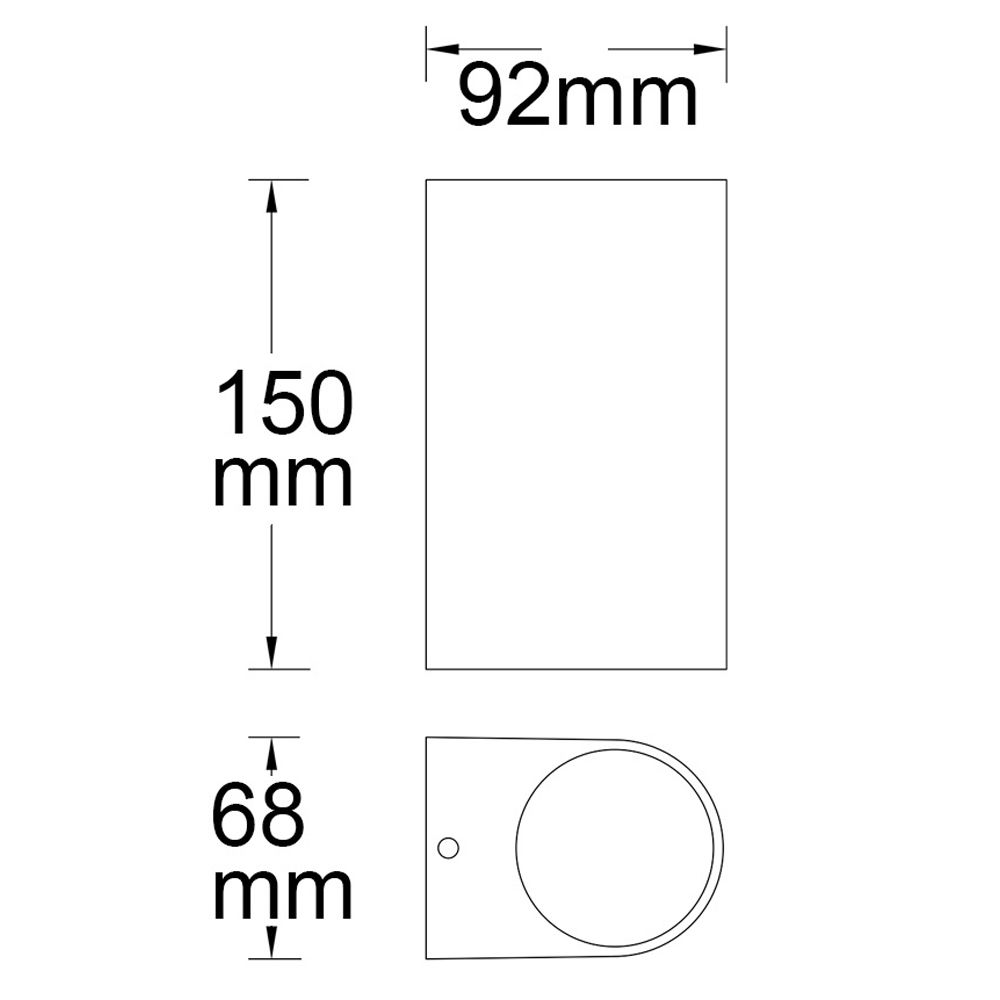 ISOLED Wandleuchte Siara Up&Down 2xGU10, IP54, weiß, exkl. Leuchtmittel - 3