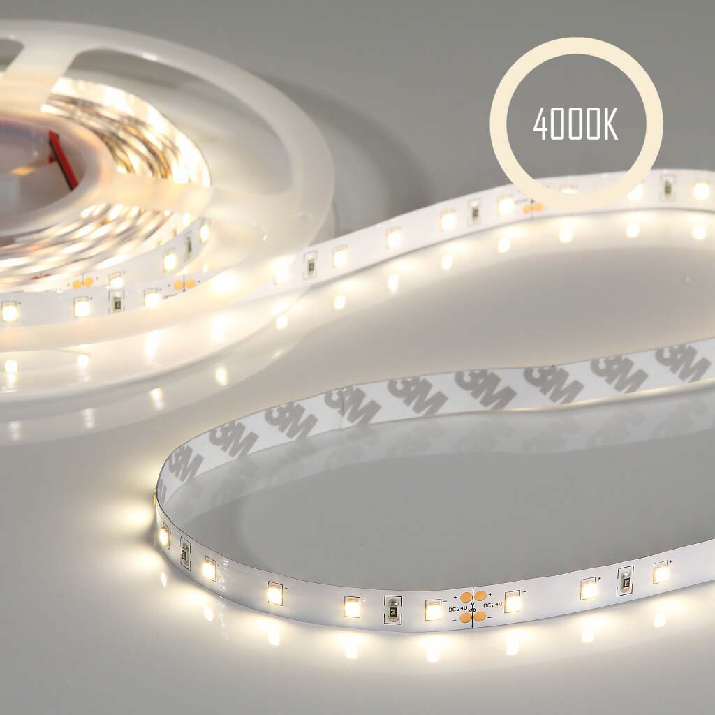 Emilum Flex Stripe 24V, 14.4W, 4000K, CRI90, 60LED, IP20, 10mm Emilum Flex Stripe 24V, 14.4W, 4000K, CRI90, 60LED, IP20, 10mm - Produktbild 1