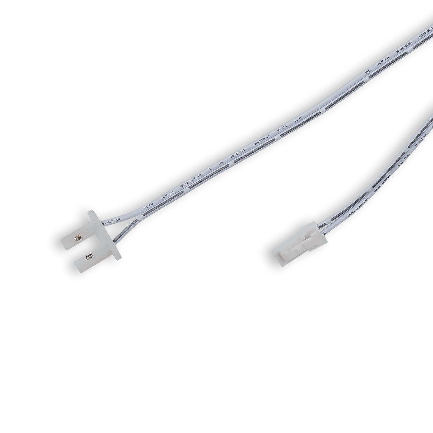 ISOLED Endkappe weiß für Surf12 Flat mit Einspeiser für FC-Flexband, 50cm Kabel + MiniAmp-Stecker, max. 3A ISOLED Endkappe weiß für Surf12 Flat mit Einspeiser für FC-Flexband, 50cm Kabel + MiniAmp-Stecker, max. 3A - 1