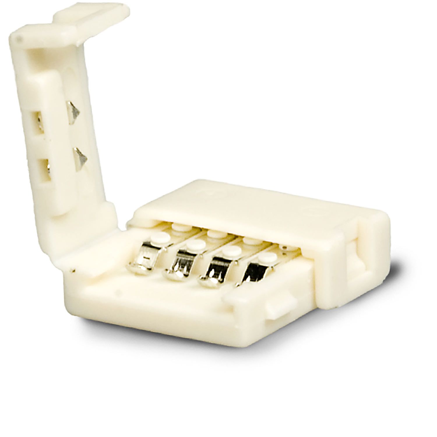 ISOLED Clip-Verbinder (max. 5A) C1-410 für 4-pol. IP20 Flexstripes mit Breite 10mm, Pitch >12mm ISOLED Clip-Verbinder (max. 5A) C1-410 für 4-pol. IP20 Flexstripes mit Breite 10mm, Pitch >12mm - 1