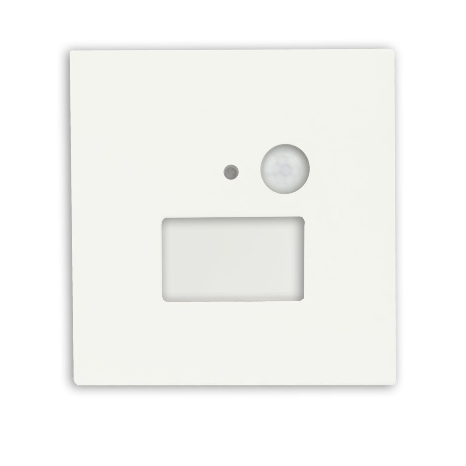 ISOLED Cover Aluminium eckig 3 weiß, für Wandeinbauleuchte Sys-Wall68 mit PIR Sensor - 2