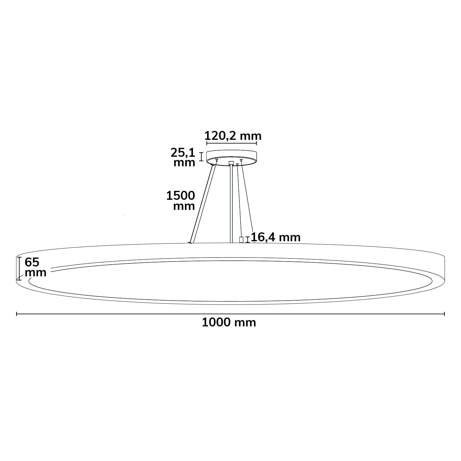 ISOLED LED Hängeleuchte UGR