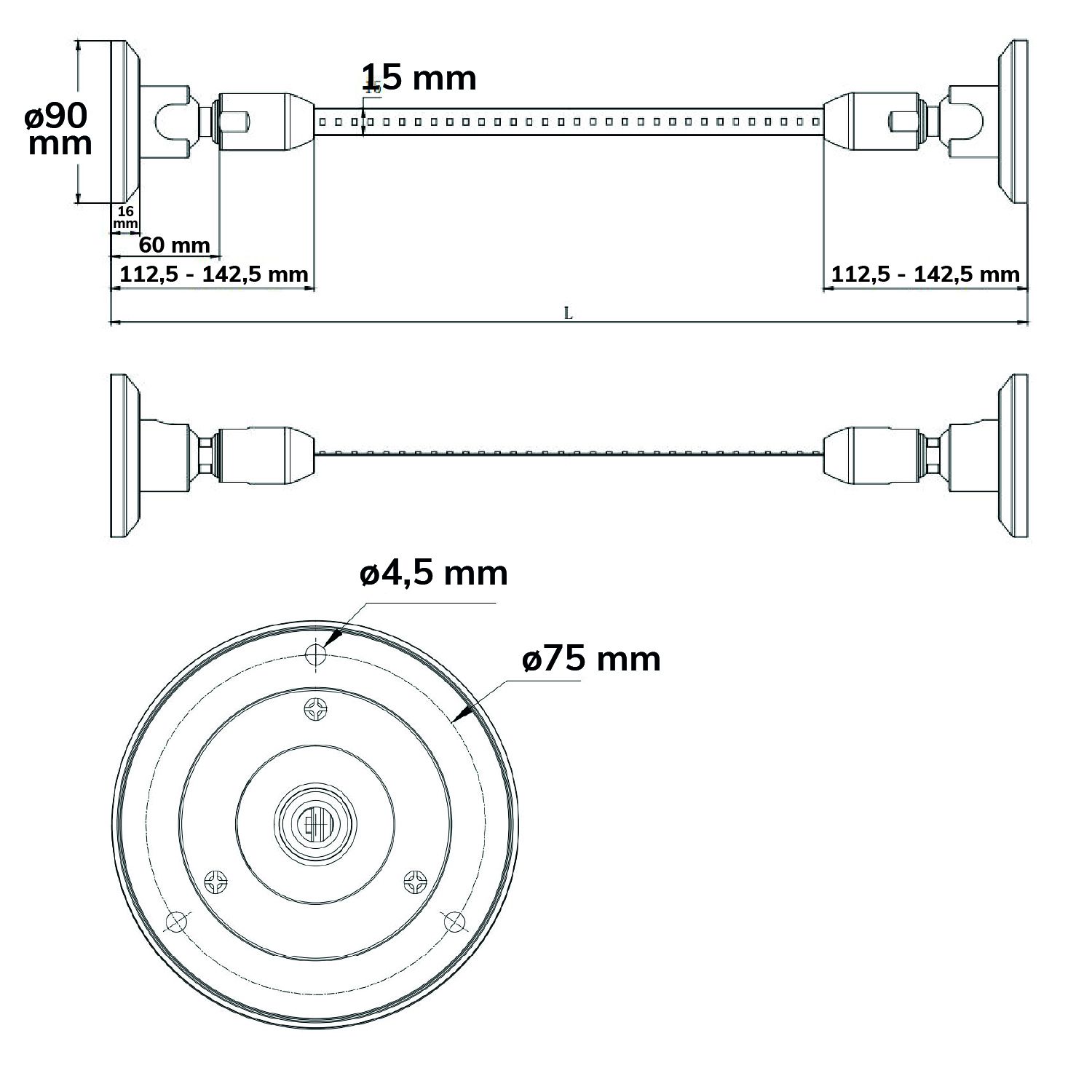 ISOLED SKYFLEX LED Spannsystem, 10m, weiß - 3