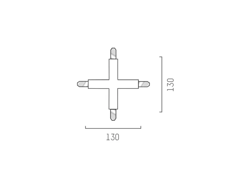 Molto Luce VOLARE X VERBINDER (aluminium eloxiert) - Produktbild 2