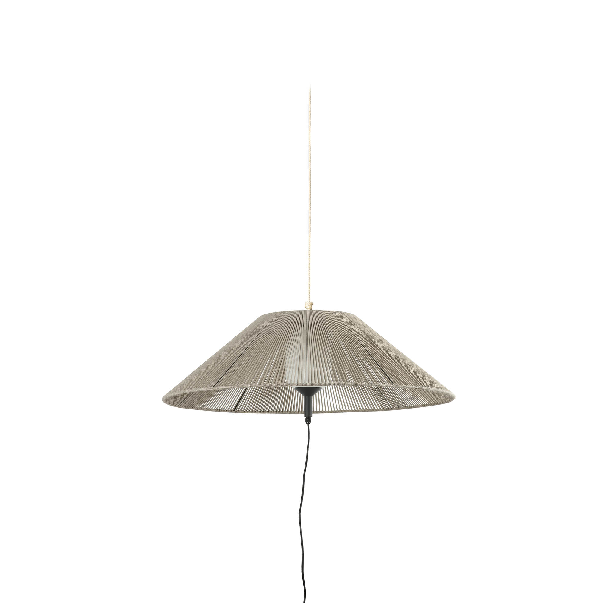 Faro SAIGON OUT C100 Trag- und Hängeleuchte grau/beige Lochkappe - Produktbild 1