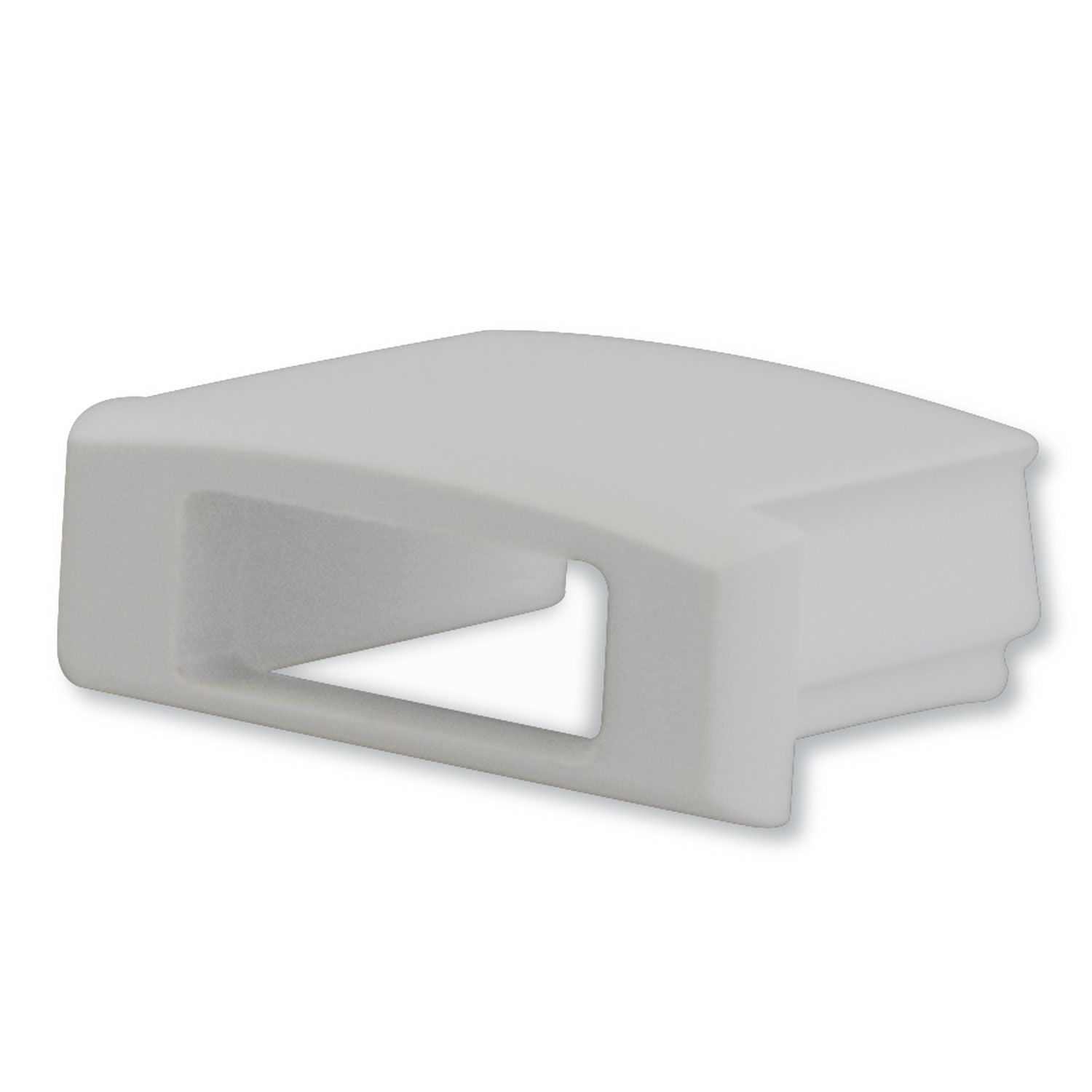 ISOLED Endkappe EC2 für SURF12 FLAT mit Kabeldurchführung, 1 STK ISOLED Endkappe EC2 für SURF12 FLAT mit Kabeldurchführung, 1 STK - 1