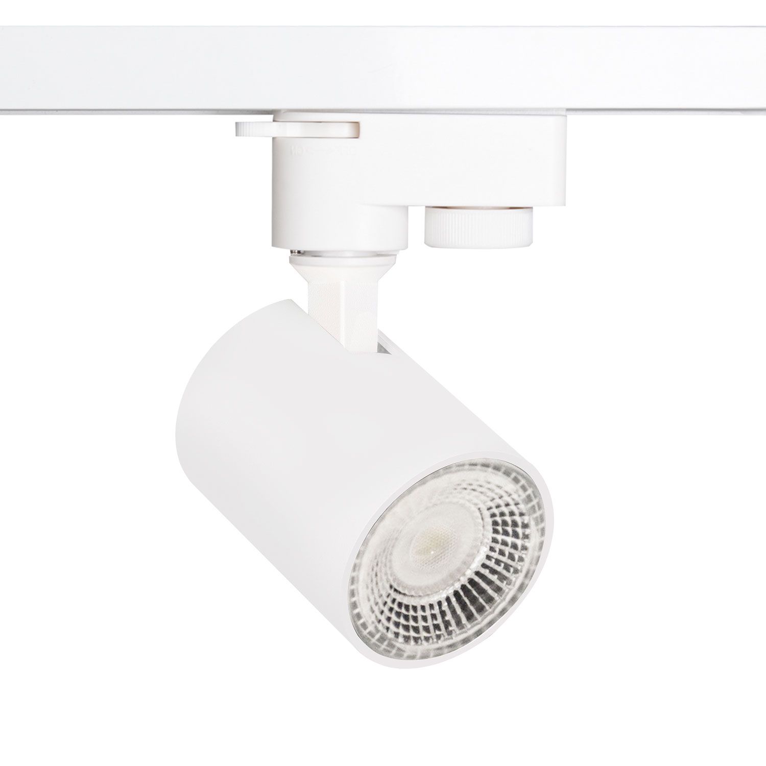 ISOLED 3-Phasen Schienen-Adapter Mini für GU10-Spots, weiß matt - 2