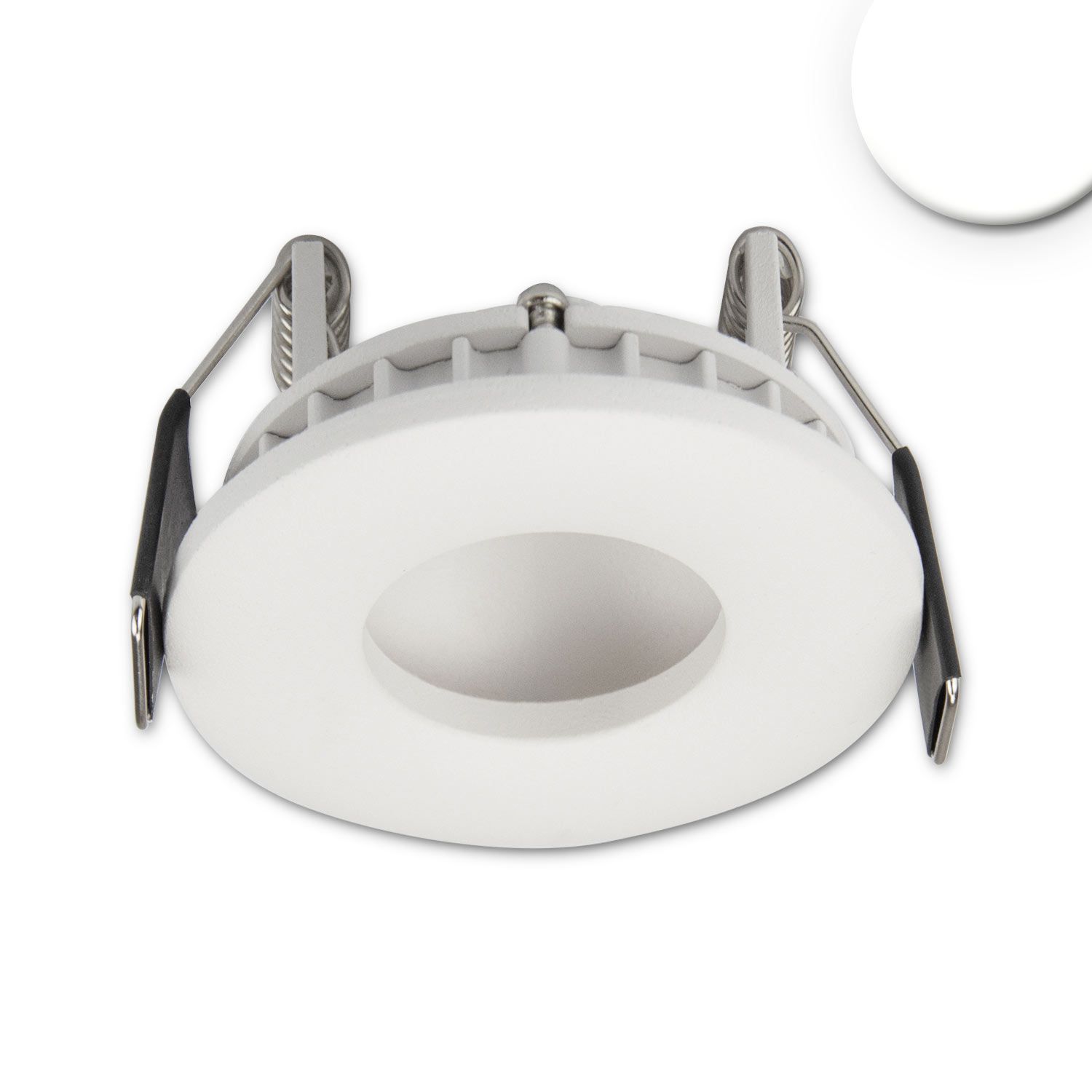 ISOLED LED Einbauleuchte LUNA MiniAMP 4W, indirektes Licht, 24V DC, weiß, 2700K, dimmbar - 1