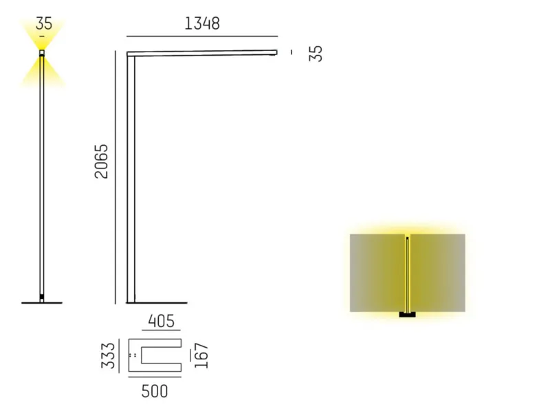 Molto Luce LENS SHORT DOUBLE F (weiß) - 2