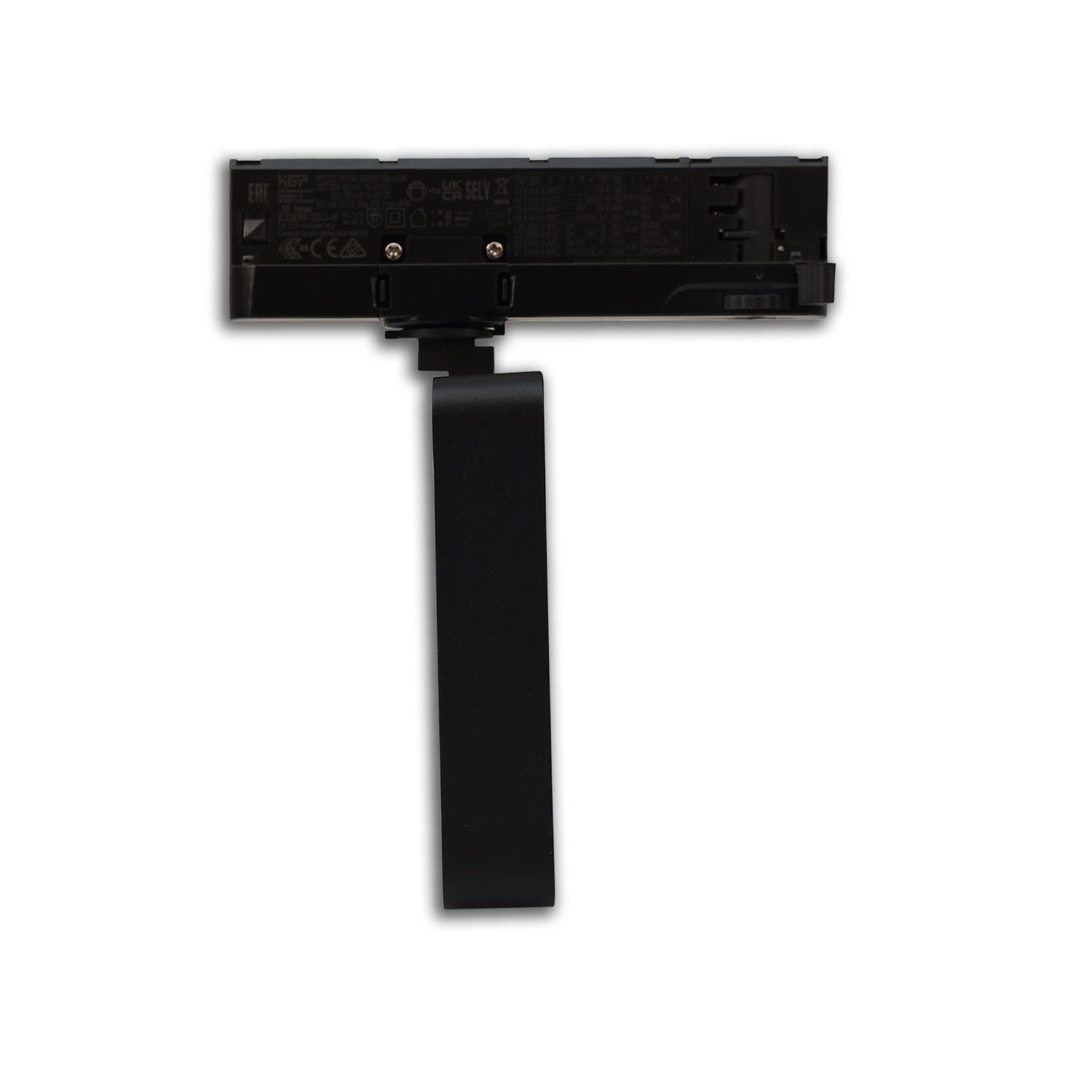 ISOLED 3-Phasen Schienenstrahler MATRIX, 20W, 40°, schwarz, 3000K, UGR