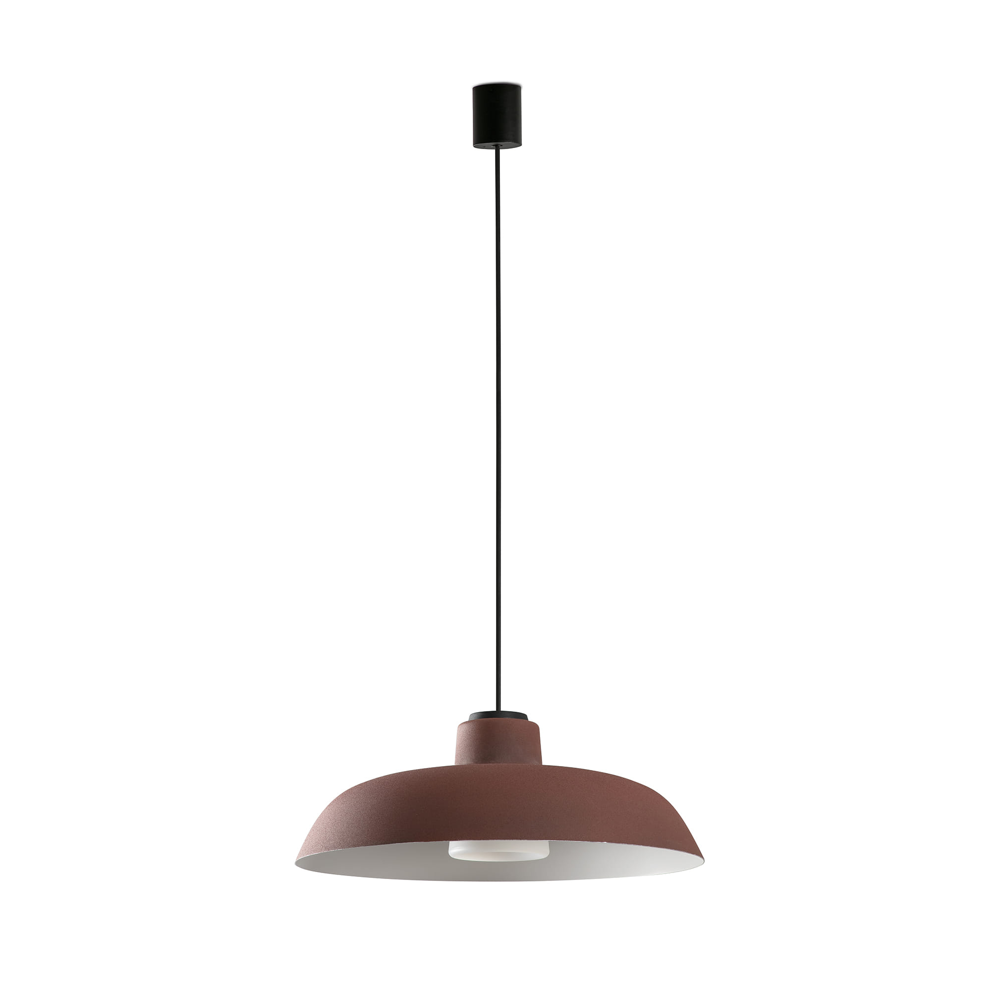 Faro SAGA Pendelleuchte mit Baldachin rostbraun - 1