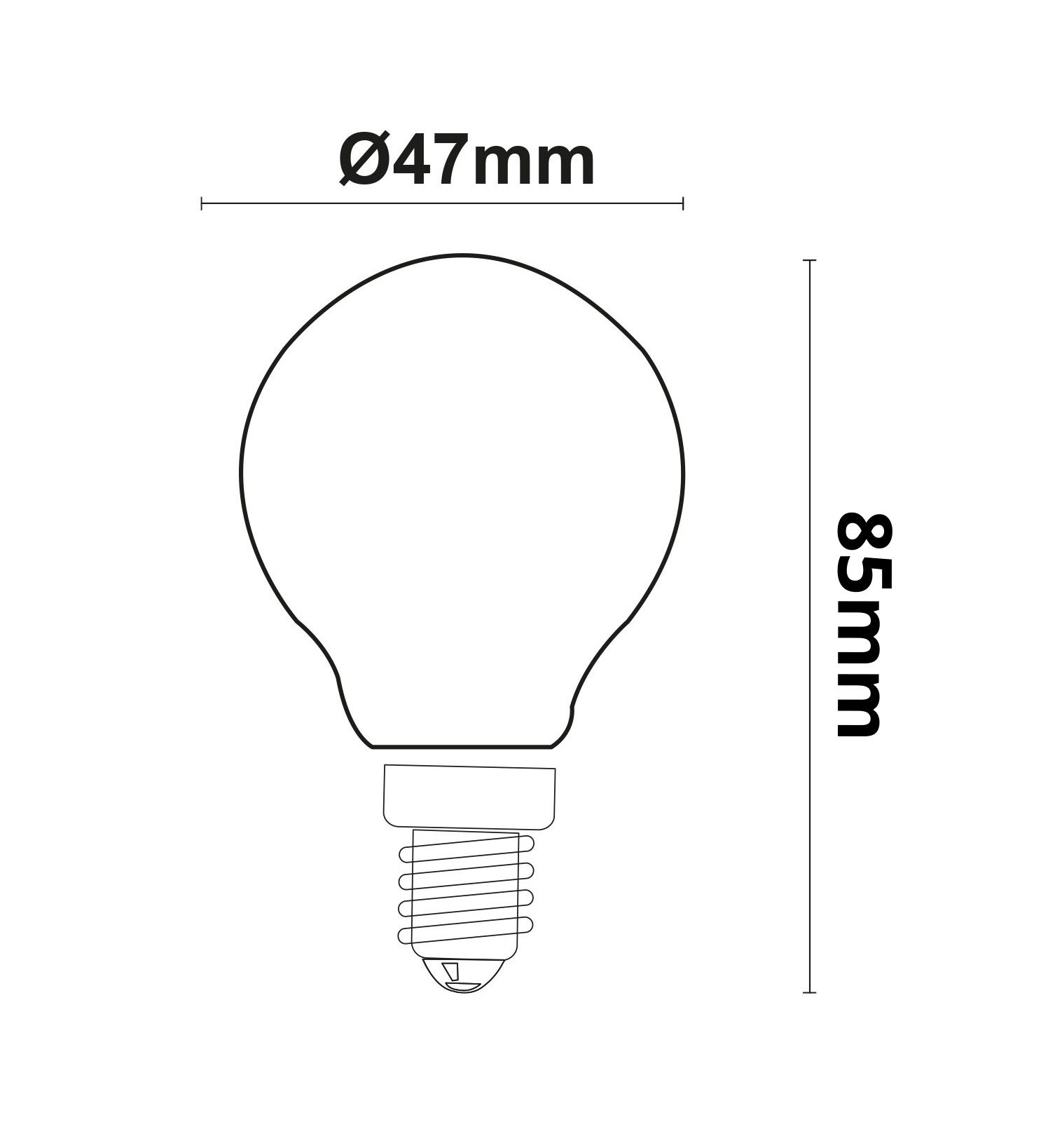ISOLED E14 LED Illu, 4W, klar, warmweiß, 3er Pack - 2