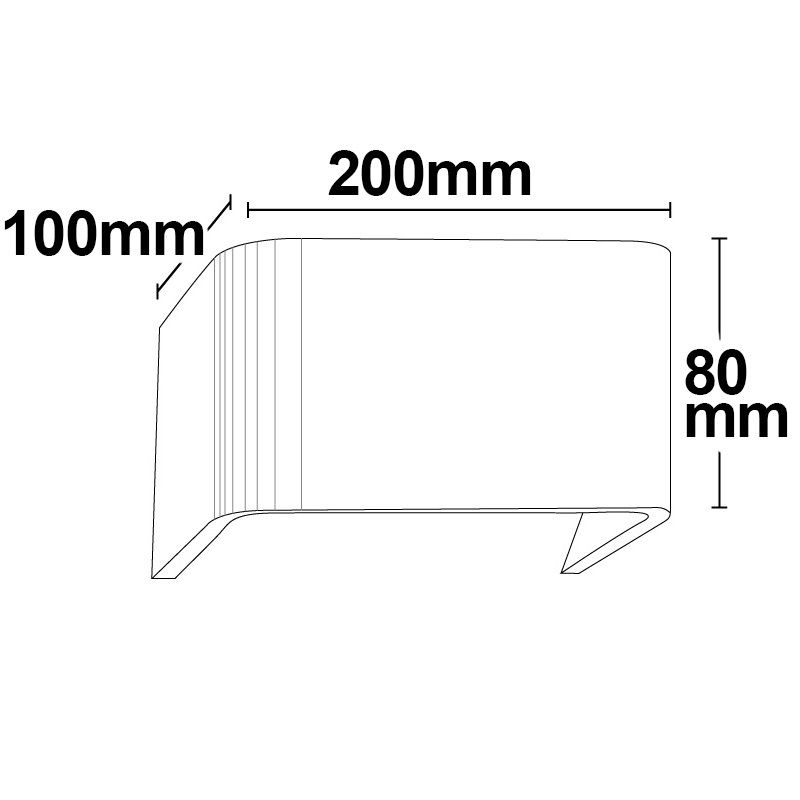 ISOLED LED Wandleuchte Up&Down 6W, IP40, weiß, warmweiß - 3