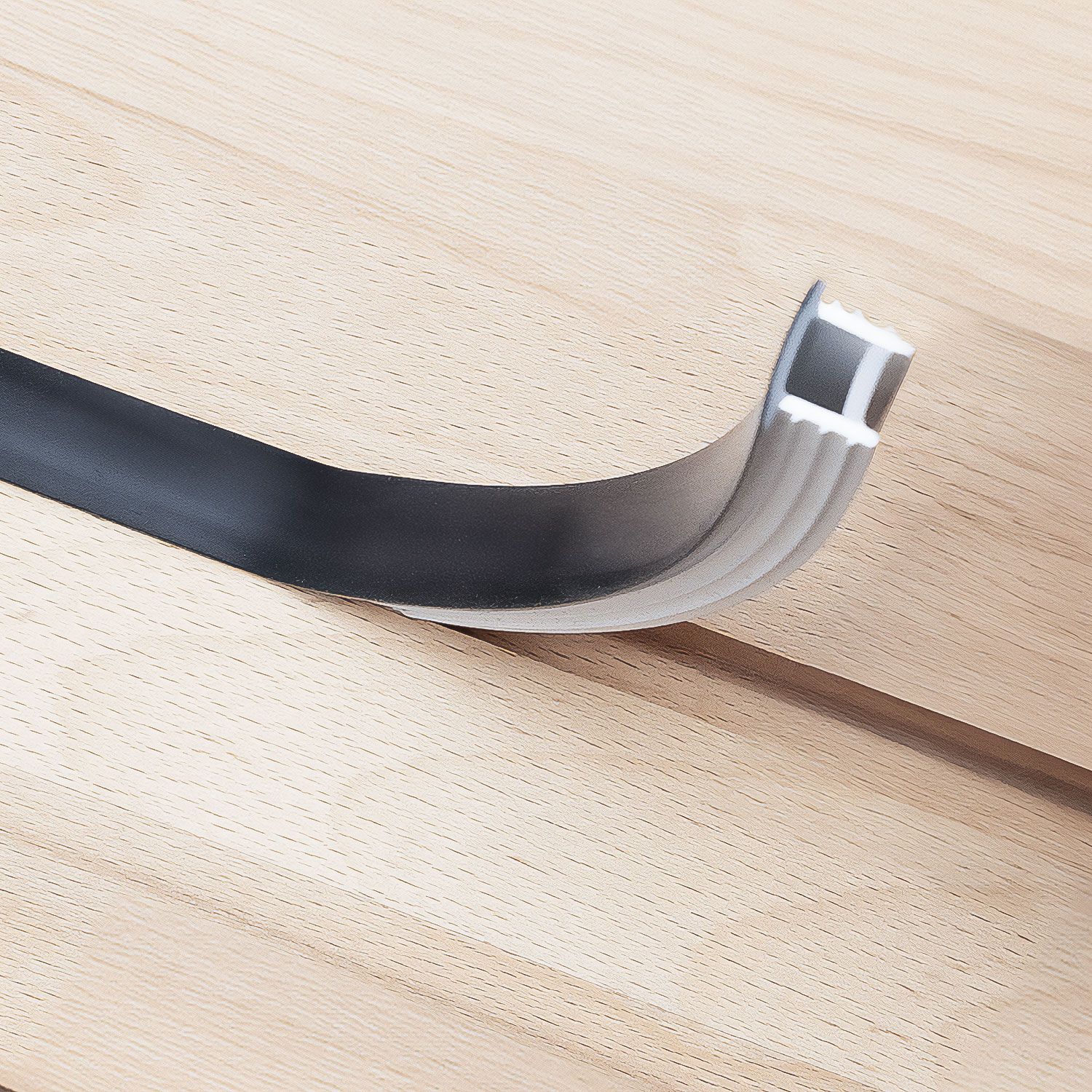 ISOLED FLEX-COVER10 Twist+Bend, Silikon, schwarz, 5% Transm., 20m Rolle - 2