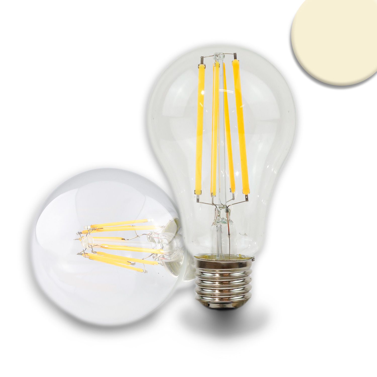 ISOLED E27 LED Birne A60, 4W, klar, 210 lm/W, warmweiß ISOLED E27 LED Birne A60, 4W, klar, 210 lm/W, warmweiß - 1