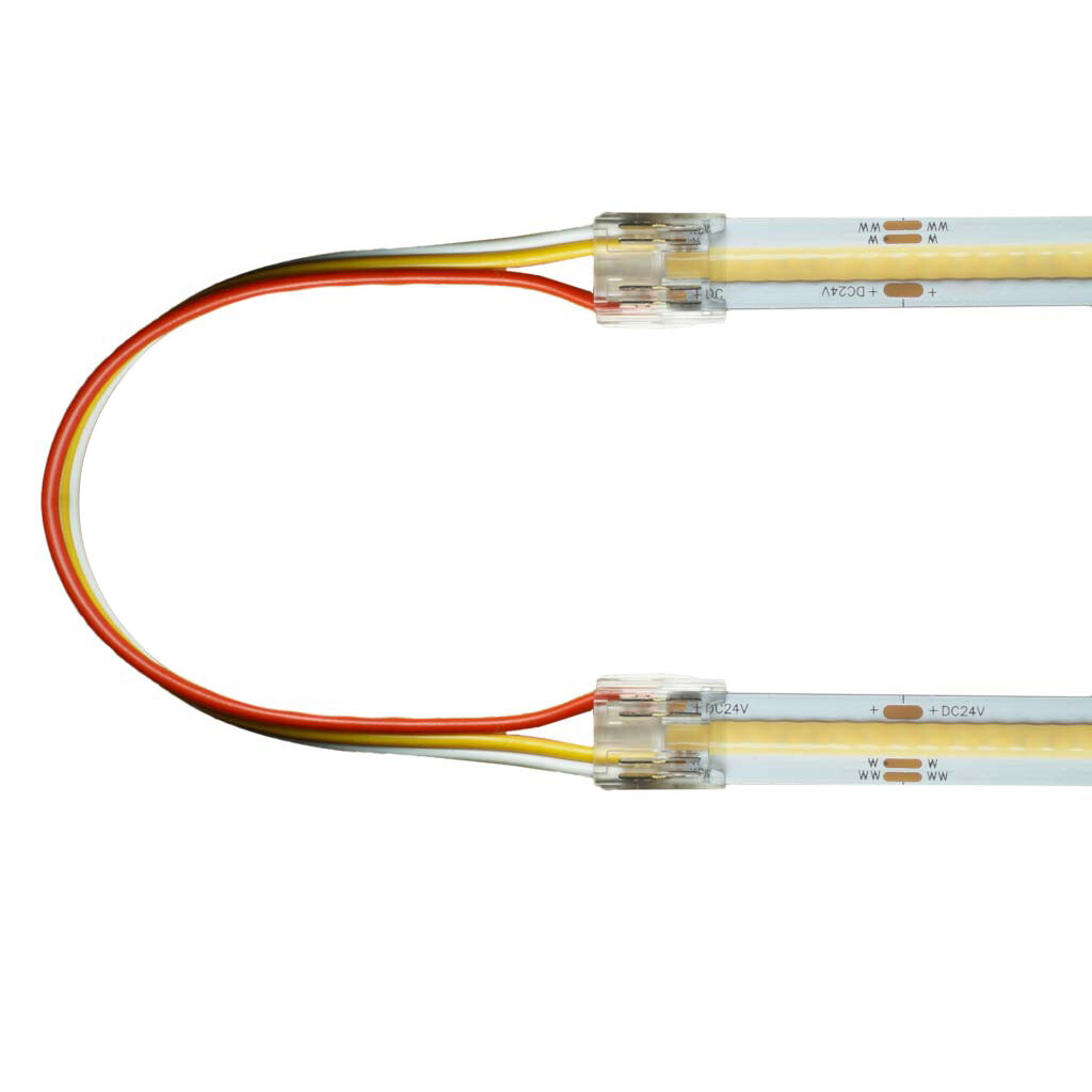 Emilum LED Verbinder, 3-polig, 10mm, LED-Kabel-LED, CCT, COB - Produktbild 2