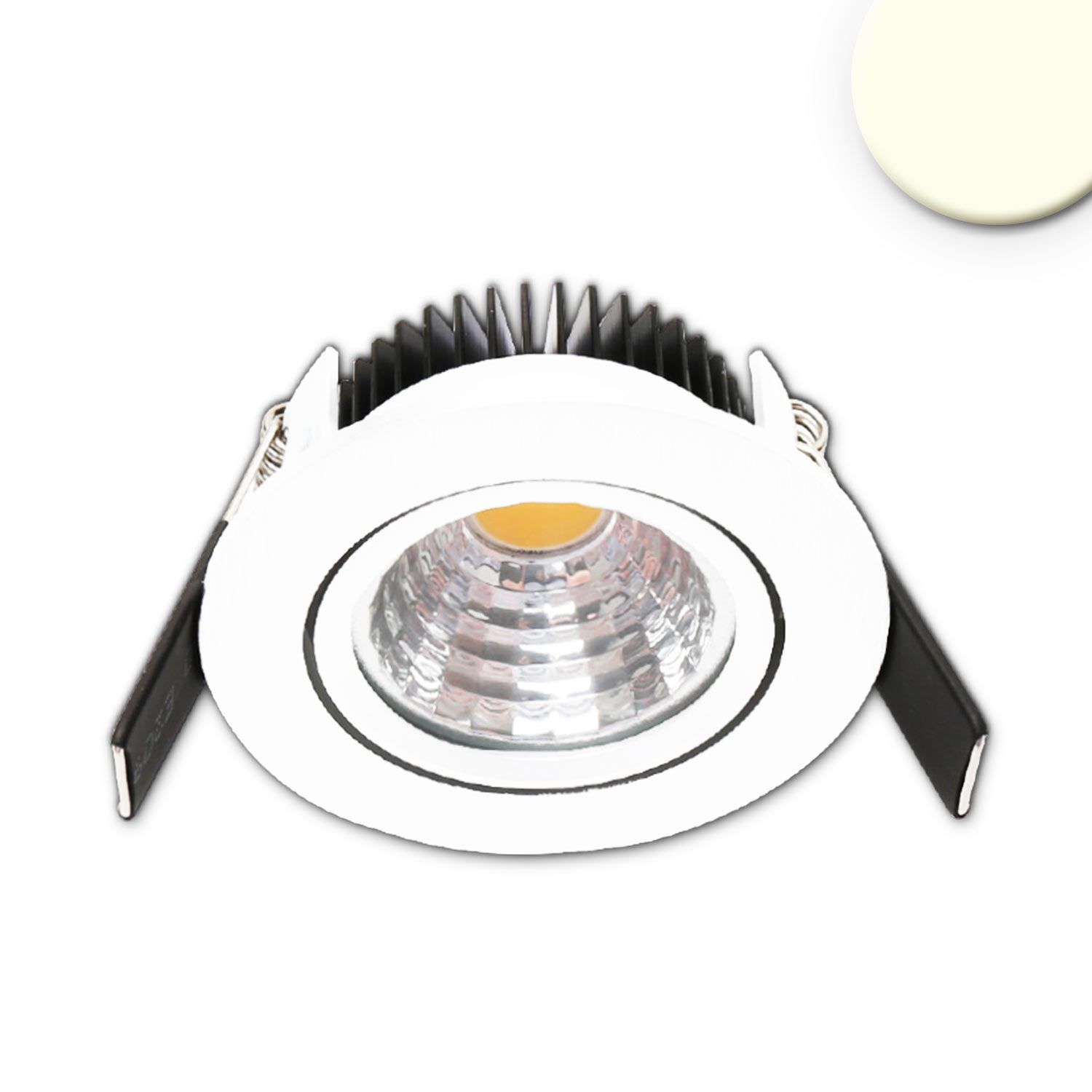 ISOLED LED Einbauleuchte 68 MiniAMP weiß 5W, 24V DC, 3000K, dimmbar ISOLED LED Einbauleuchte 68 MiniAMP weiß 5W, 24V DC, 3000K, dimmbar - 1