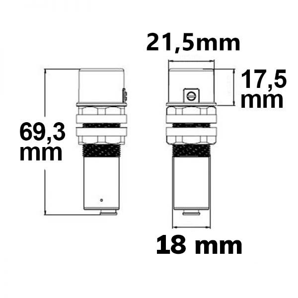 ISOLED Tageslicht Sensor passiv zur Parallelschaltung in aktive 1-10V Steuersignalleitungen - 2