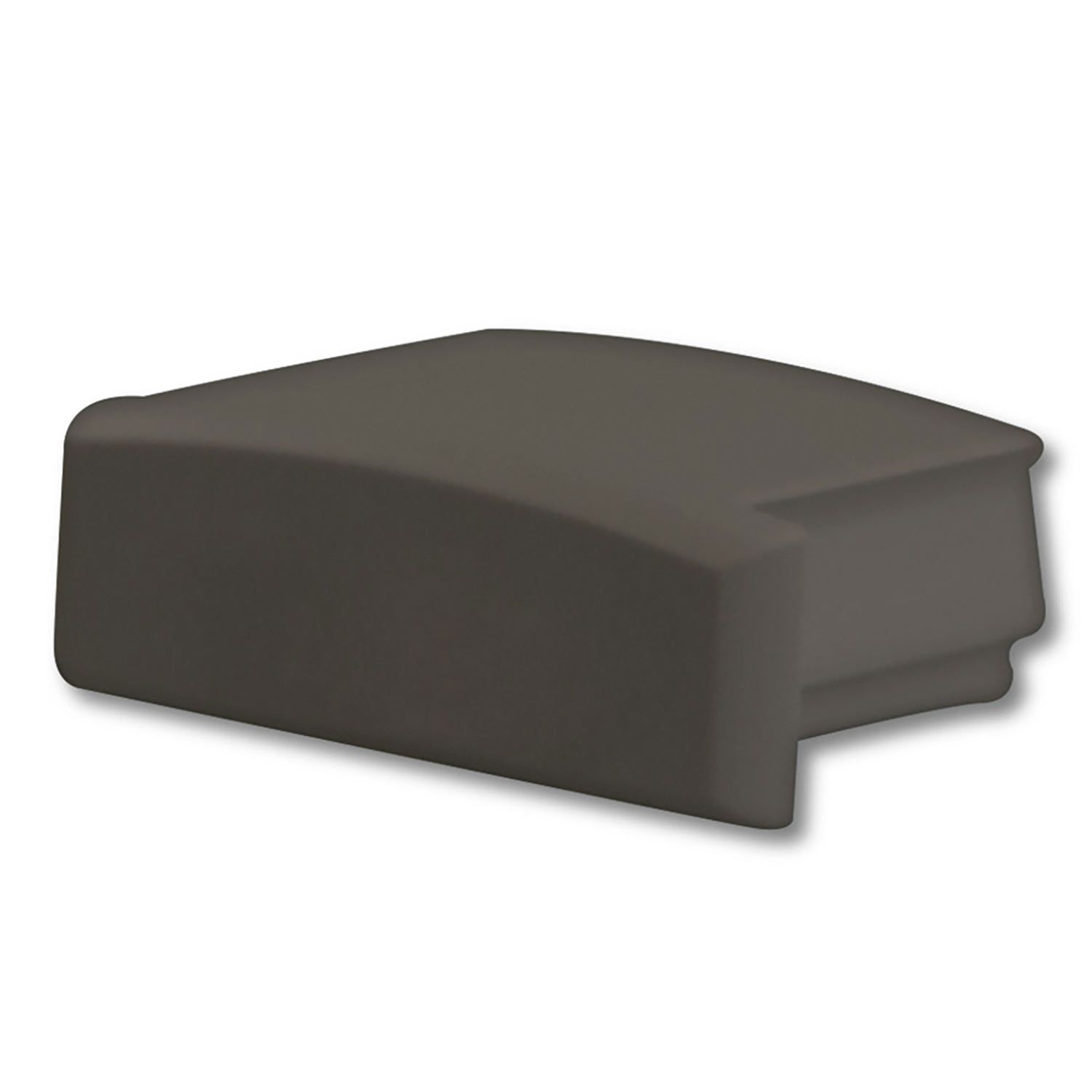 ISOLED Endkappe EC1B schwarz für Profil SURF12 FLAT, 1 STK - 1
