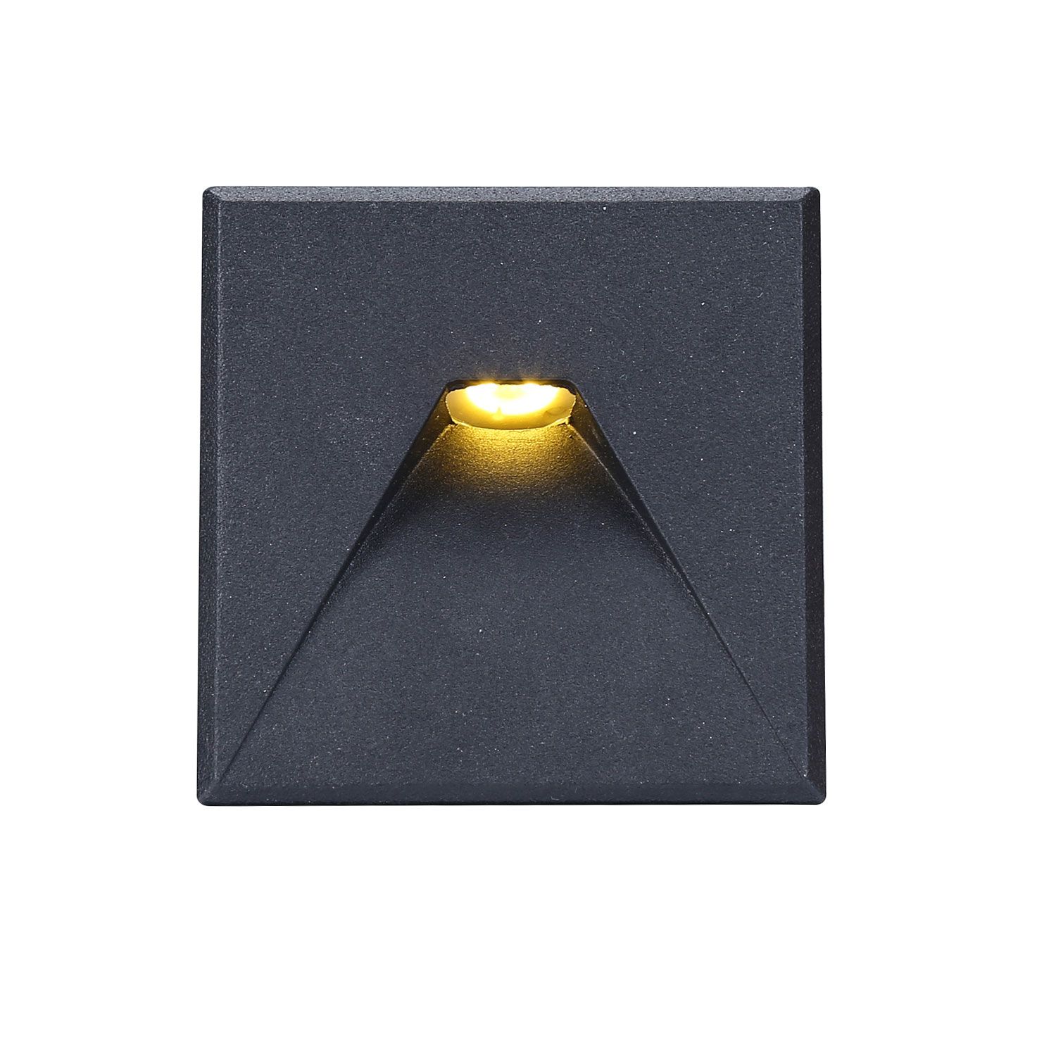 ISOLED Cover Aluminium eckig 2 schwarz für Sys-Wall68 ISOLED Cover Aluminium eckig 2 schwarz für Sys-Wall68 - 1