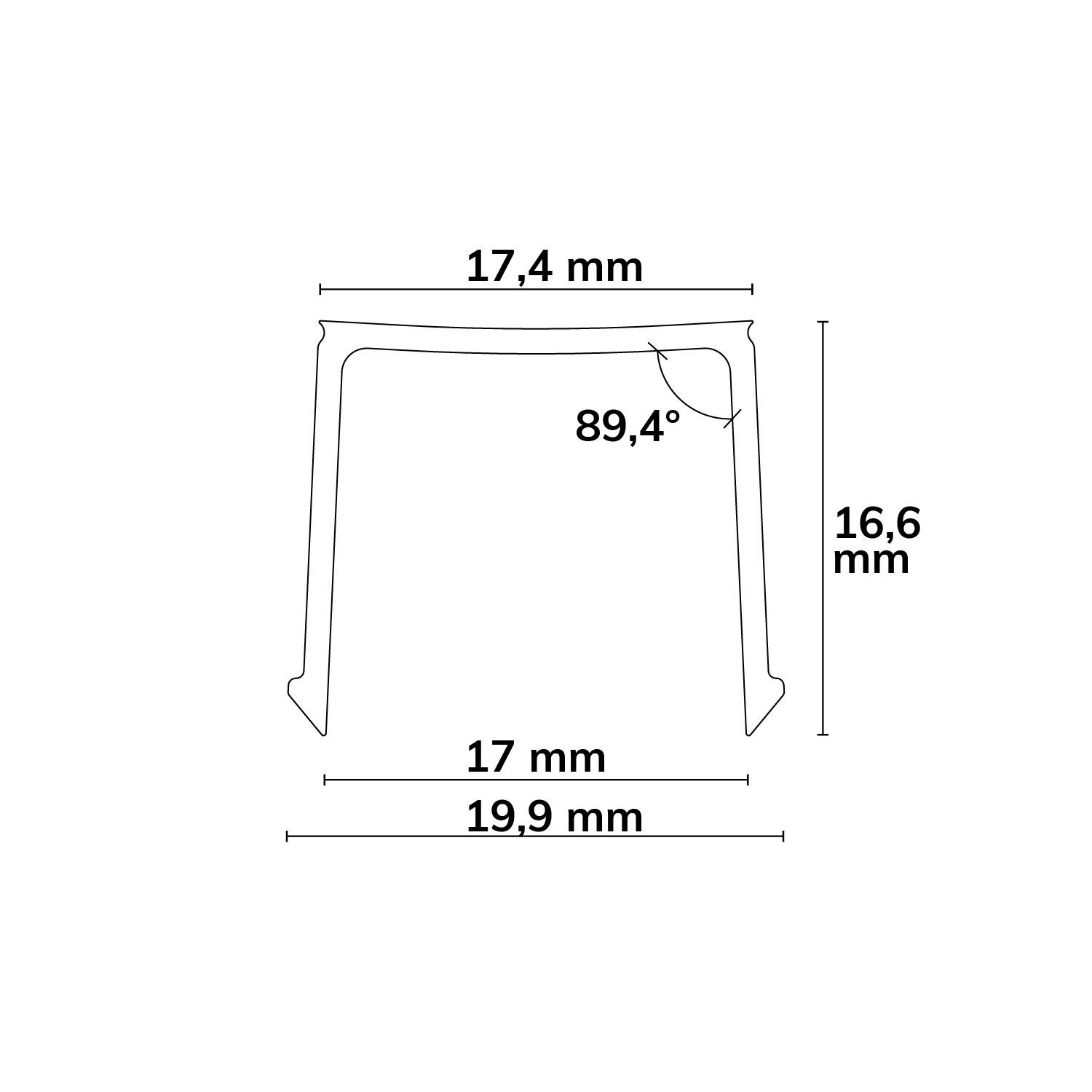 ISOLED COVER weiß/matt für Track48 Aufbauschiene flat (H25), 200cm, 75% Transmission - 2