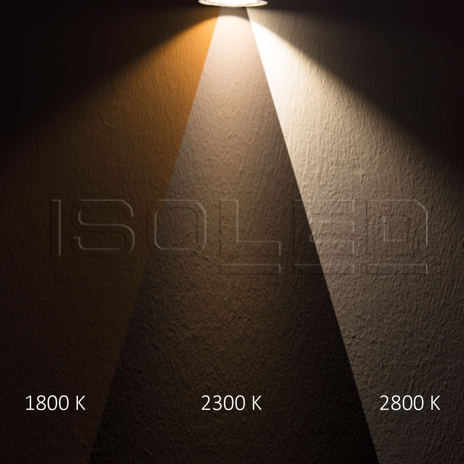 ISOLED LED Einbauleuchte Sunset Slim68 schwarz, eckig, 9W, 1800-2800K, Dimm-to-warm - 4