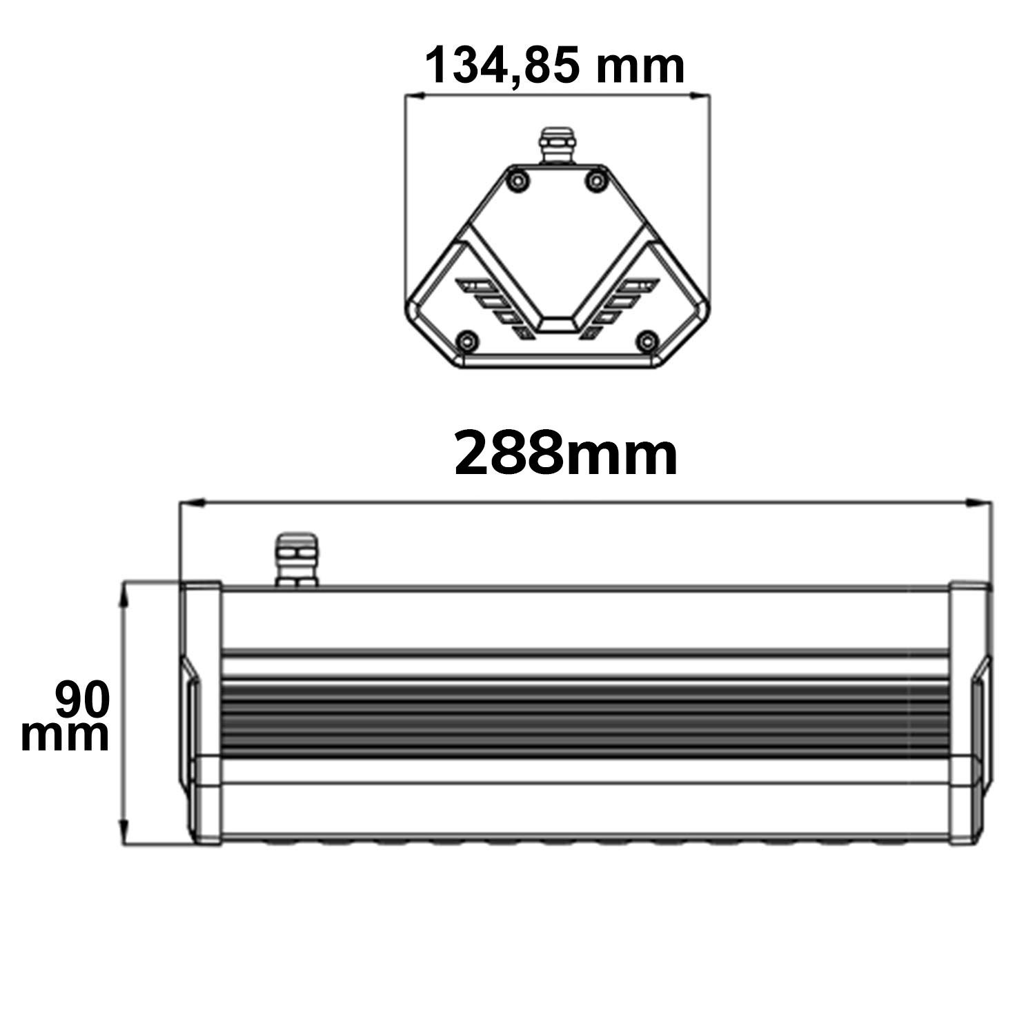 ISOLED LED Hallenleuchte LN 50W, 30°, IK10, IP65, 1-10V dimmbar, kaltweiß - 2