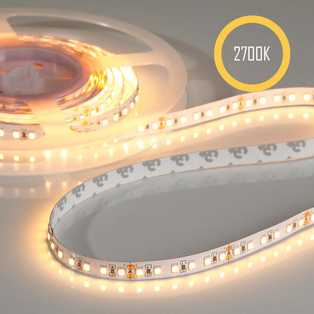 Emilum Flex Stripe 24V, 14.4W, 2700K, CRI90, 120LED, IP20, 10mm Emilum Flex Stripe 24V, 14.4W, 2700K, CRI90, 120LED, IP20, 10mm - Produktbild 1
