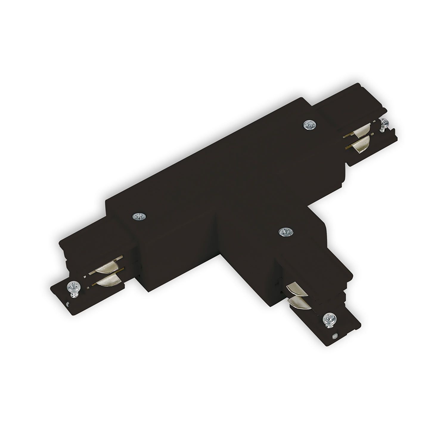 ISOLED 3-Phasen S1 T-Verbinder N-Leiter rechts, Schutzleiter links, schwarz - 1