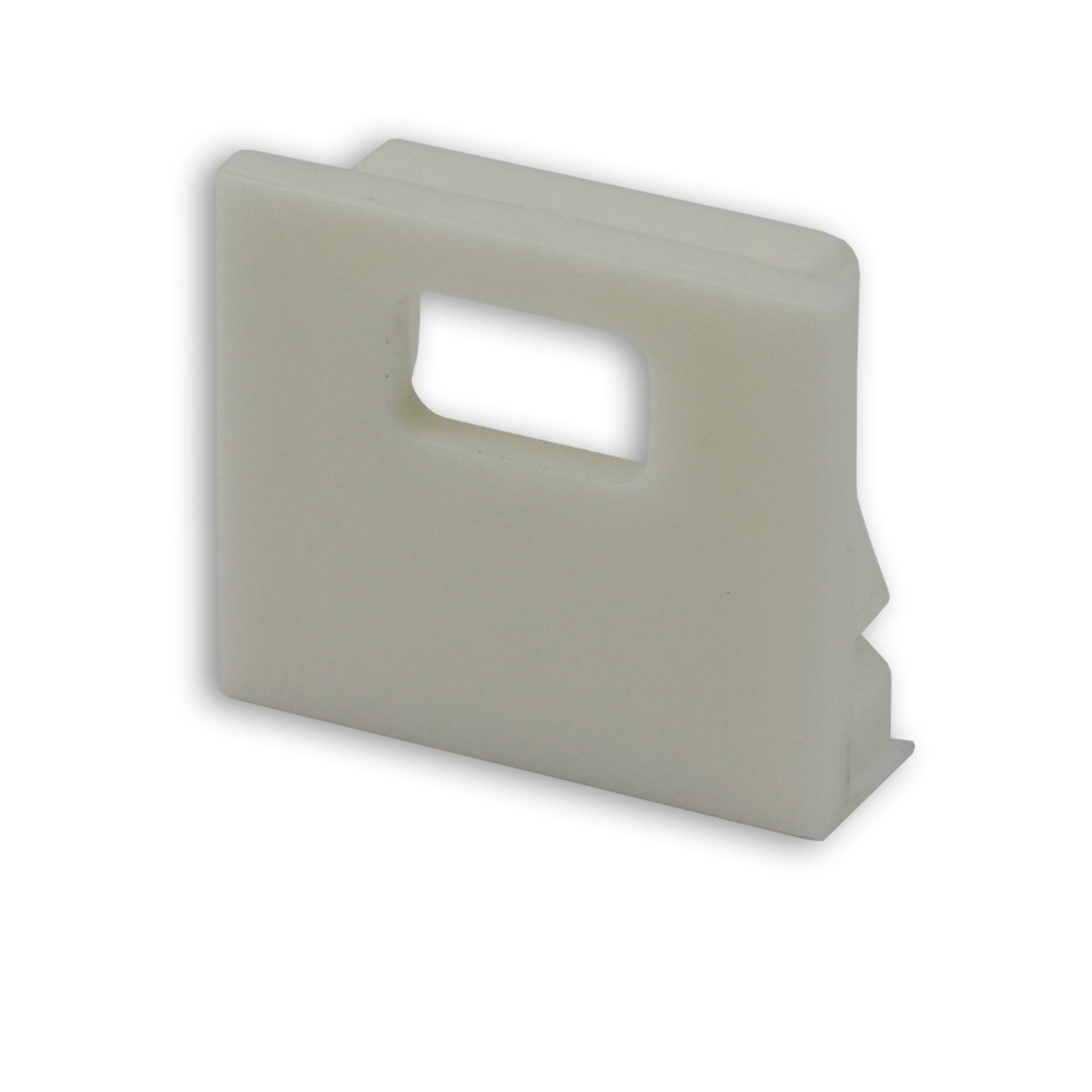 ISOLED Endkappe EC78W weiß für Profil PURE12 S mit Kabeldurchführung, 1 STK ISOLED Endkappe EC78W weiß für Profil PURE12 S mit Kabeldurchführung, 1 STK - 1