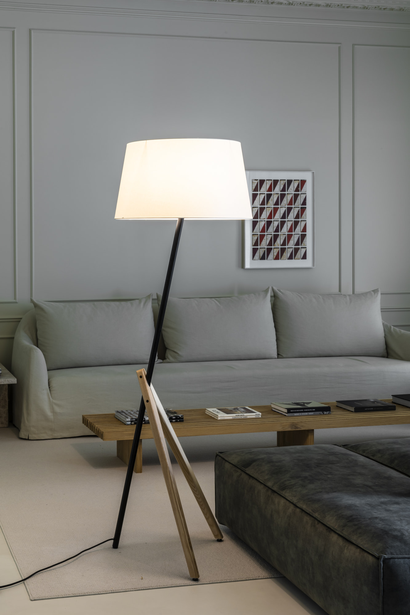 Faro TREEWOOD Wohnzimmer-Stehlampe Esche - Produktbild 5