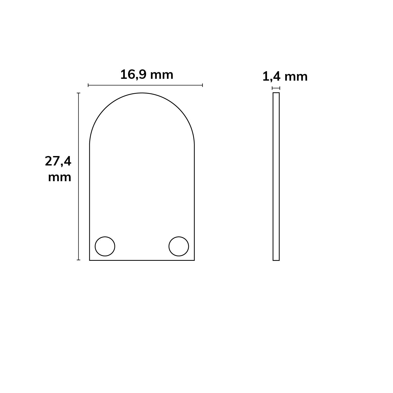 ISOLED Endkappe EC21 für SURF12 RAIL inkl. COVER5 mit TUNNEL, Alu eloxiert - 2