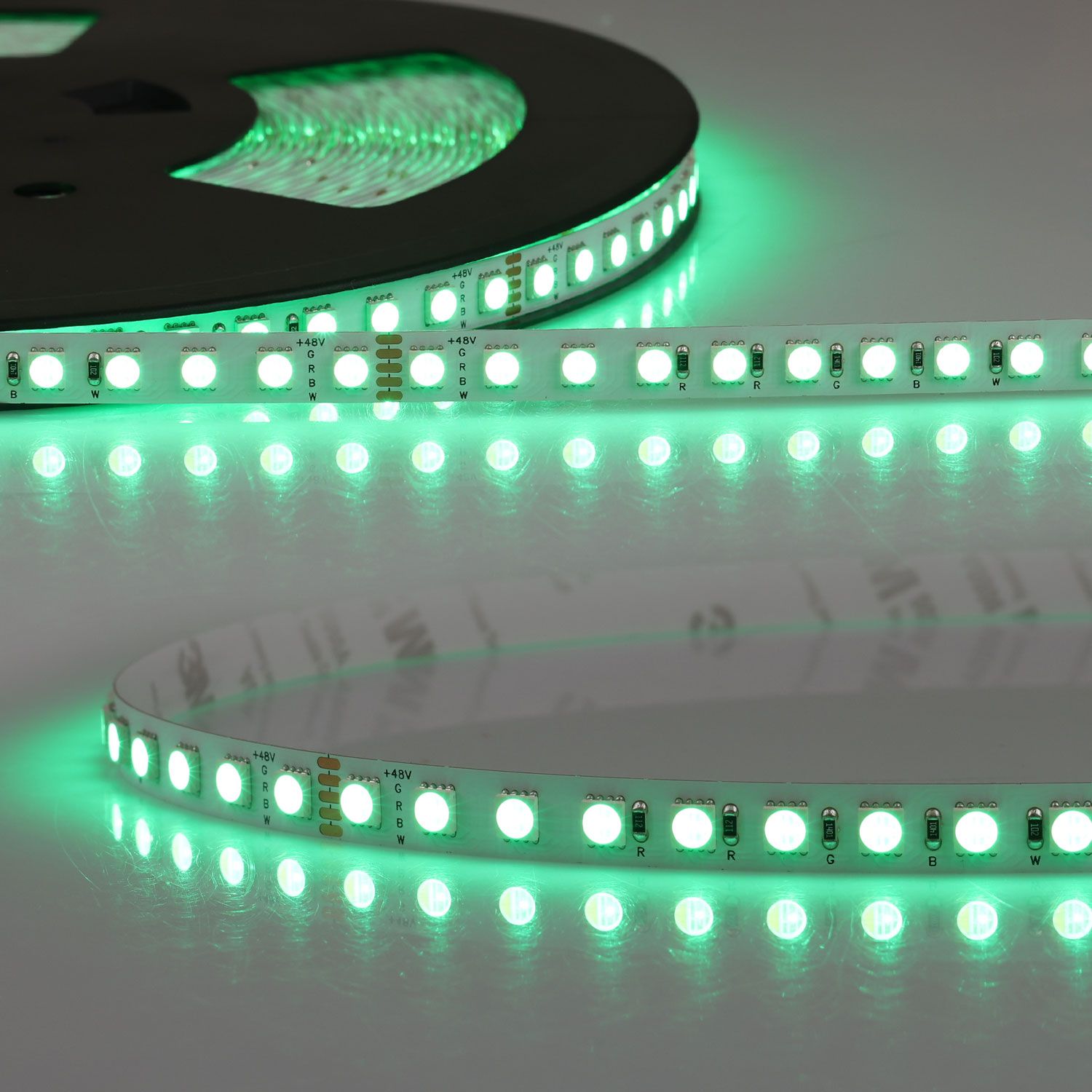 ISOLED LED RGB+WW Flexband, 48V DC, 19W, IP20, 20m Rolle, 96 LED/m - 7