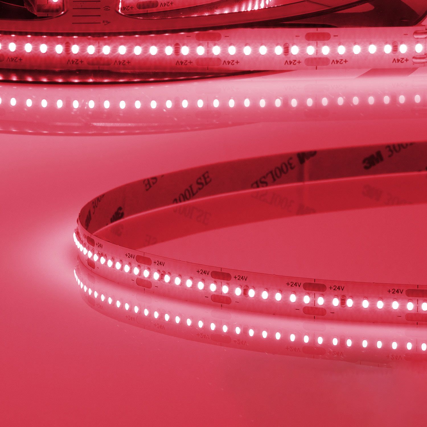 ISOLED LED CRI9P Linear10 Flexband, 24V DC, 15W, IP20, pink, 5m Rolle, 280 LED/m - 1