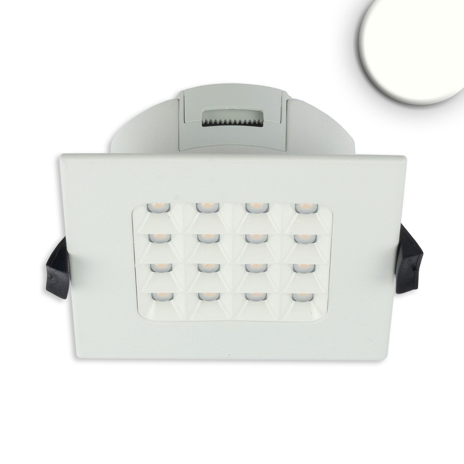 ISOLED LED Downlight Prism blendungsreduziert 10W, IP54, neutralweiß, dimmbar - 1