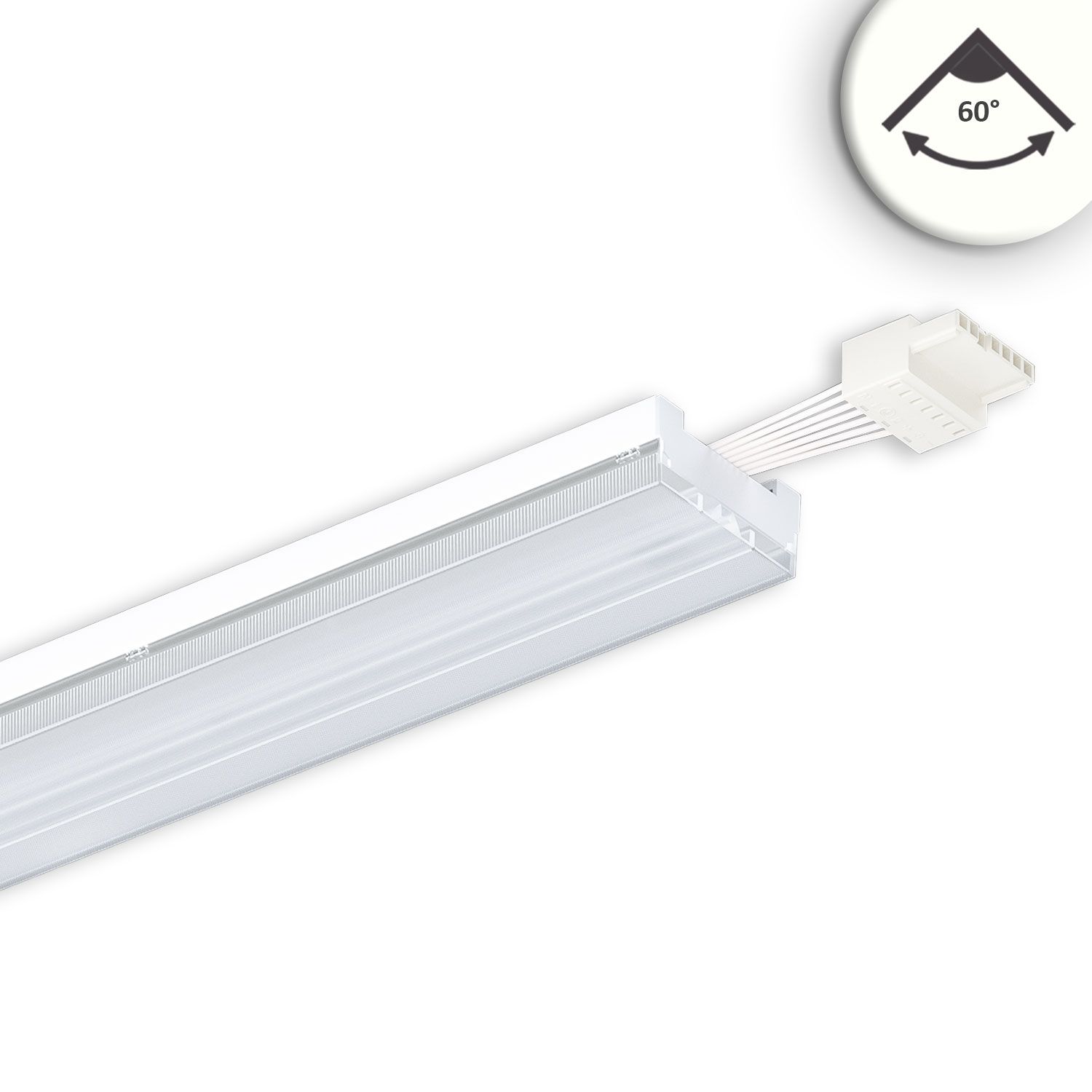 ISOLED FastFix LED Linearsystem R PRO Modul 1472mm, 50-100W, 4000K, 60°, 180lm/W - 1