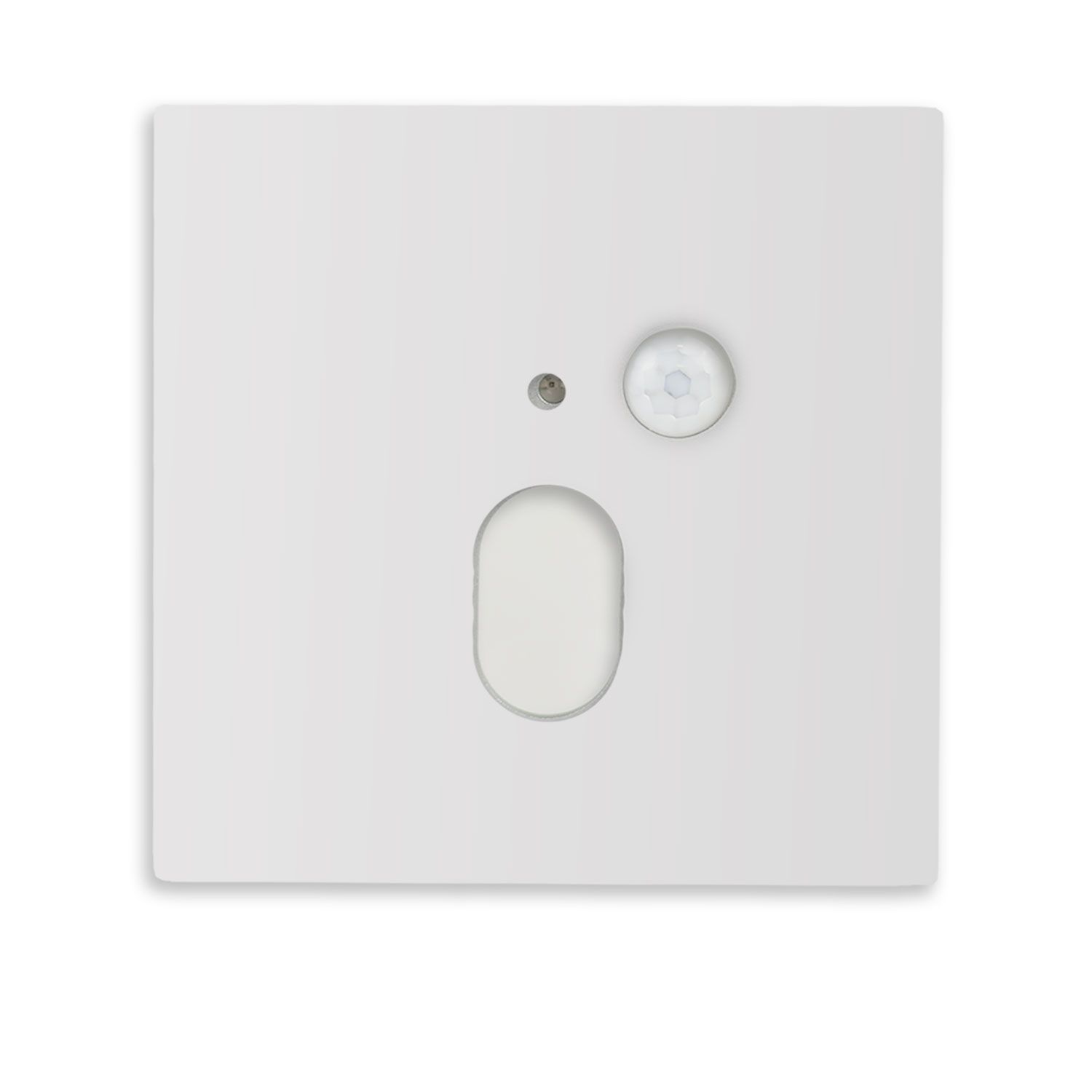 ISOLED Cover Aluminium eckig 1 weiß, für Wandeinbauleuchte Sys-Wall68 mit PIR Sensor - 2